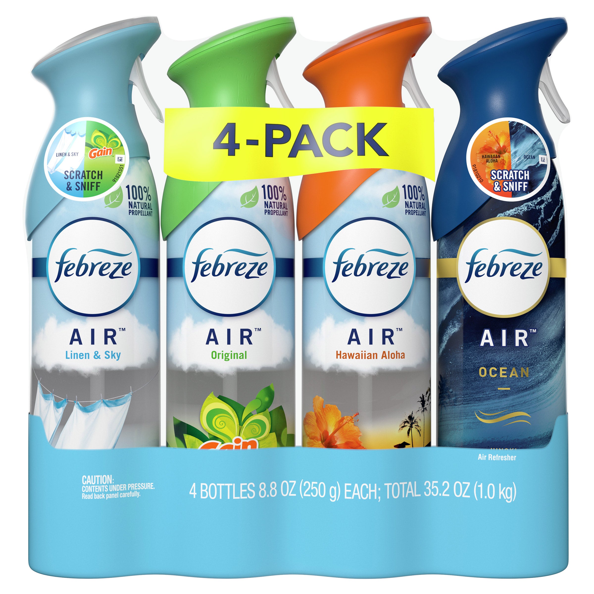 FEBREZE AIR EFFECTS 4 SCENT VARIETY PACK 4/8.8 OZ - Image 1