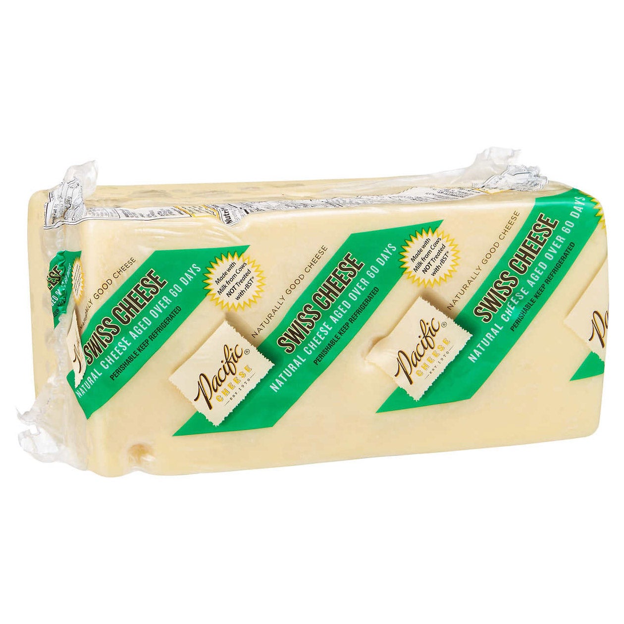 PACIFIC CHEESE SWISS CHEESE PER LB (AVG 4 LB)