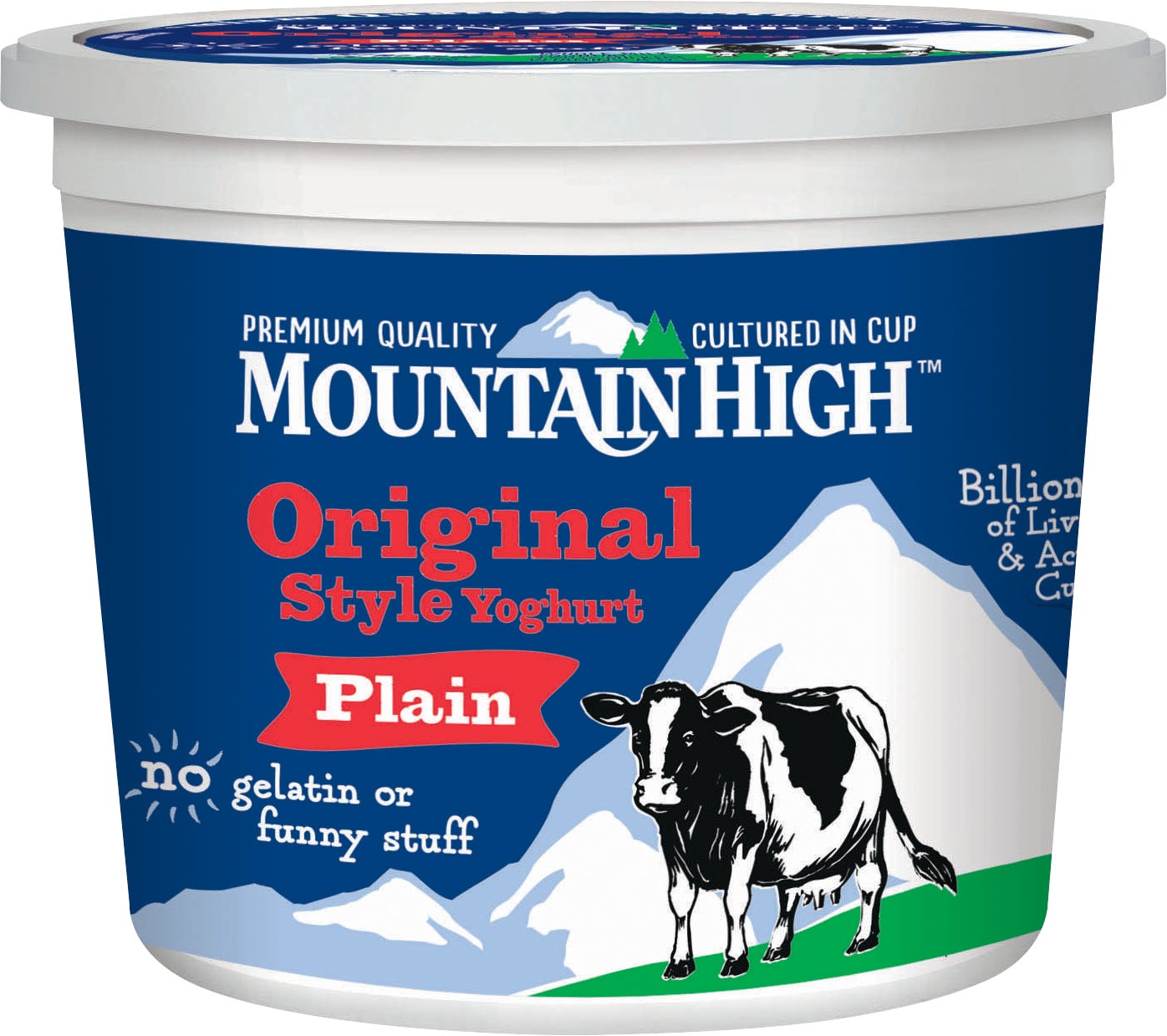 MOUNTAIN HIGH PLAIN YOGHURT 4 POUND TUB