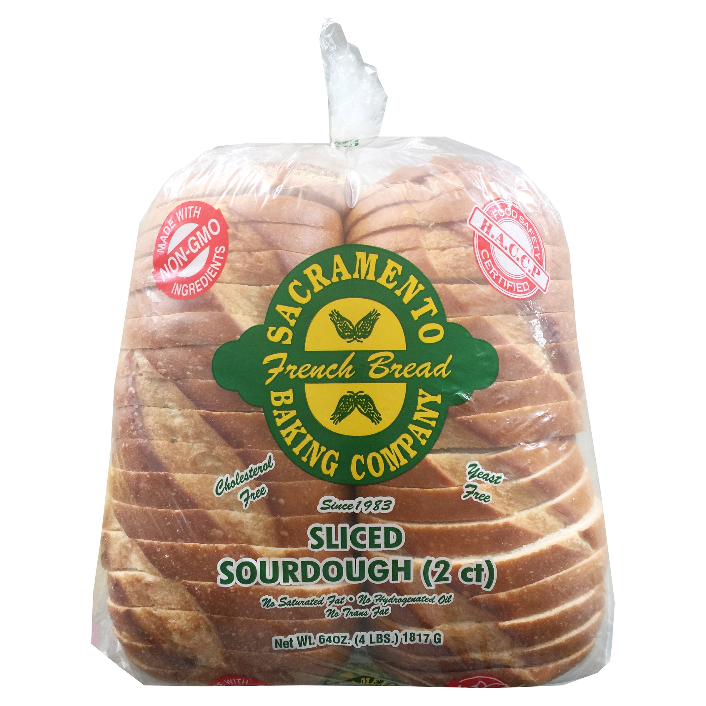 SACRAMENTO BAKING SLICED SOURDOUGH 2 PACK 32 OUNCES EACH