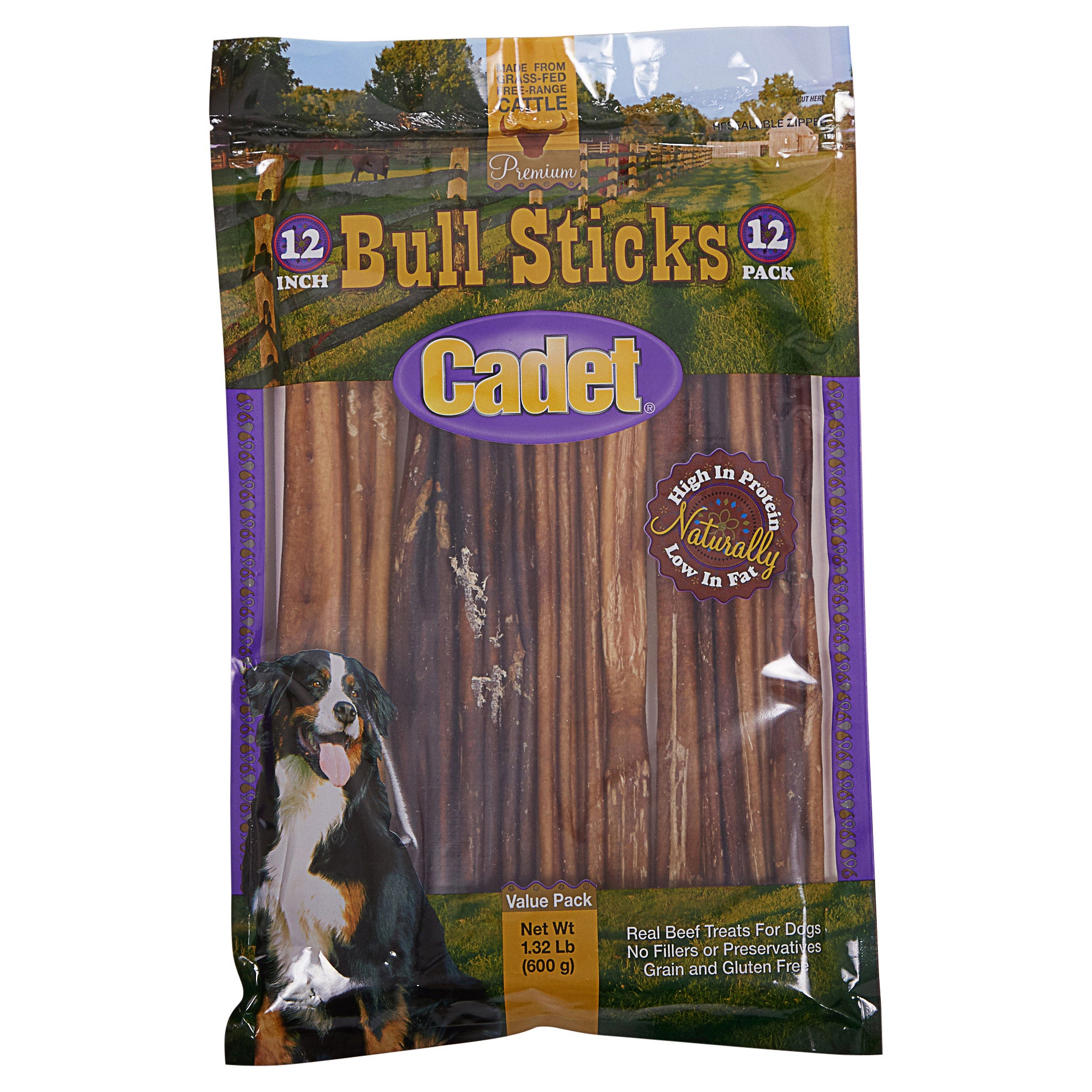 CADET BULLY STICKS 12 PK (1.32 LBS)