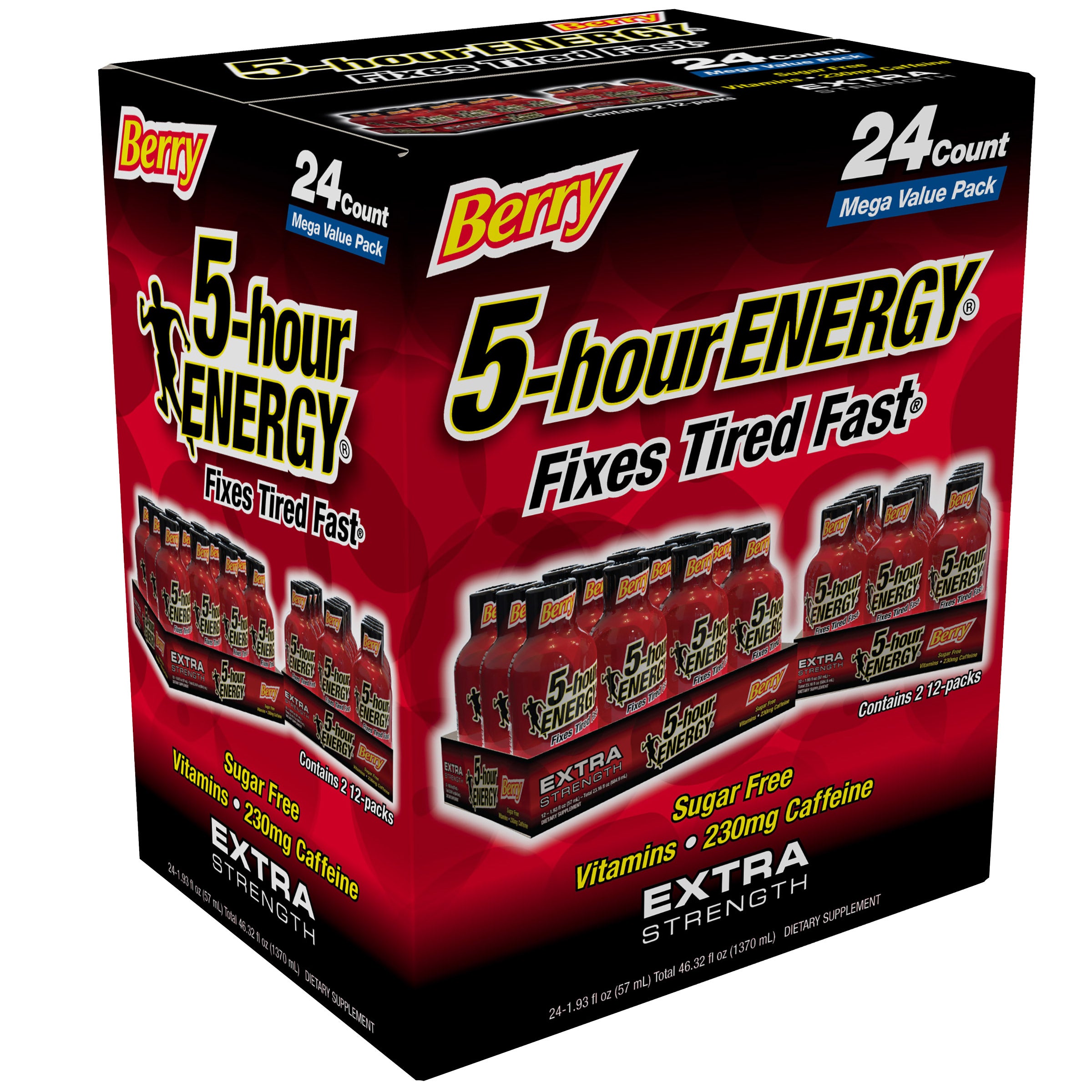 5-HOUR ENERGY EXTRA STRENGTH BERRY 24CT - Image 1