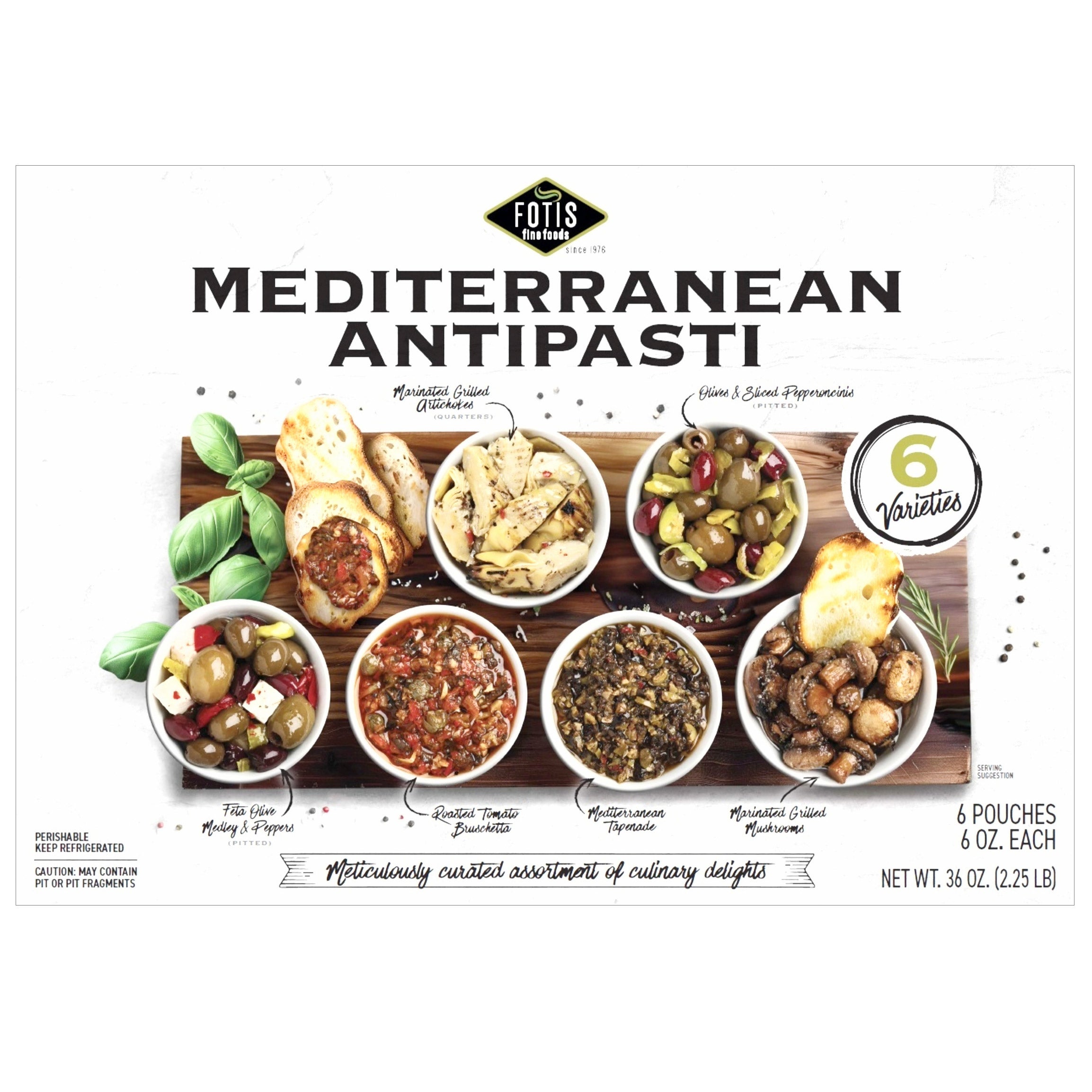 MEDITERRANEAN ANTIPASTI PLATTER 36 OZ