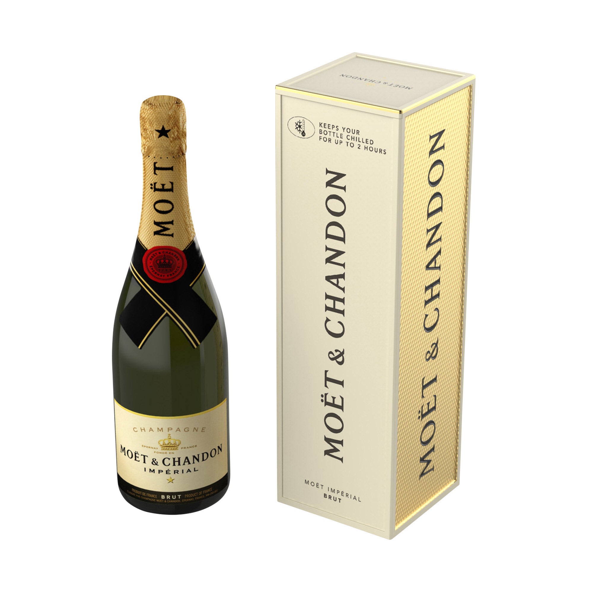 MOET & CHANDON IMPERIAL CHAMPAGNE FRANCE 750 ML