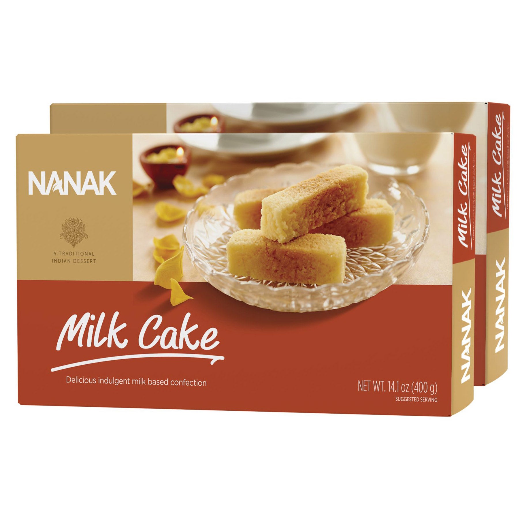 NANAK MILK CAKE 2/14.1 OZ PKS 1.76LBS - Image 1
