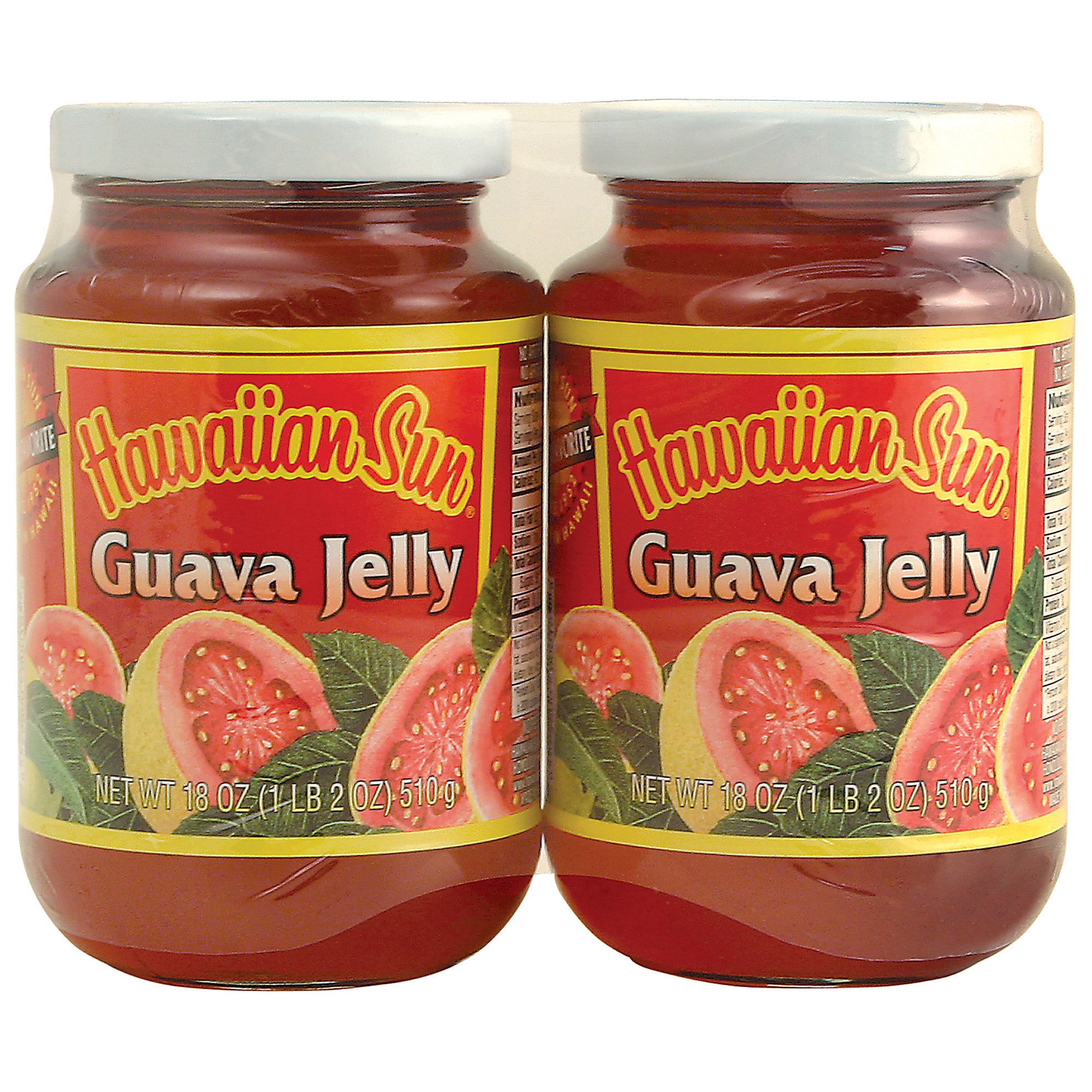 HAWAIIAN SUN GUAVA JELLY 2/18 OZ TL 2.25LB