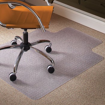 ES ROBBINS CHAIRMAT CARPET 45X53 CLEAR ESR141042