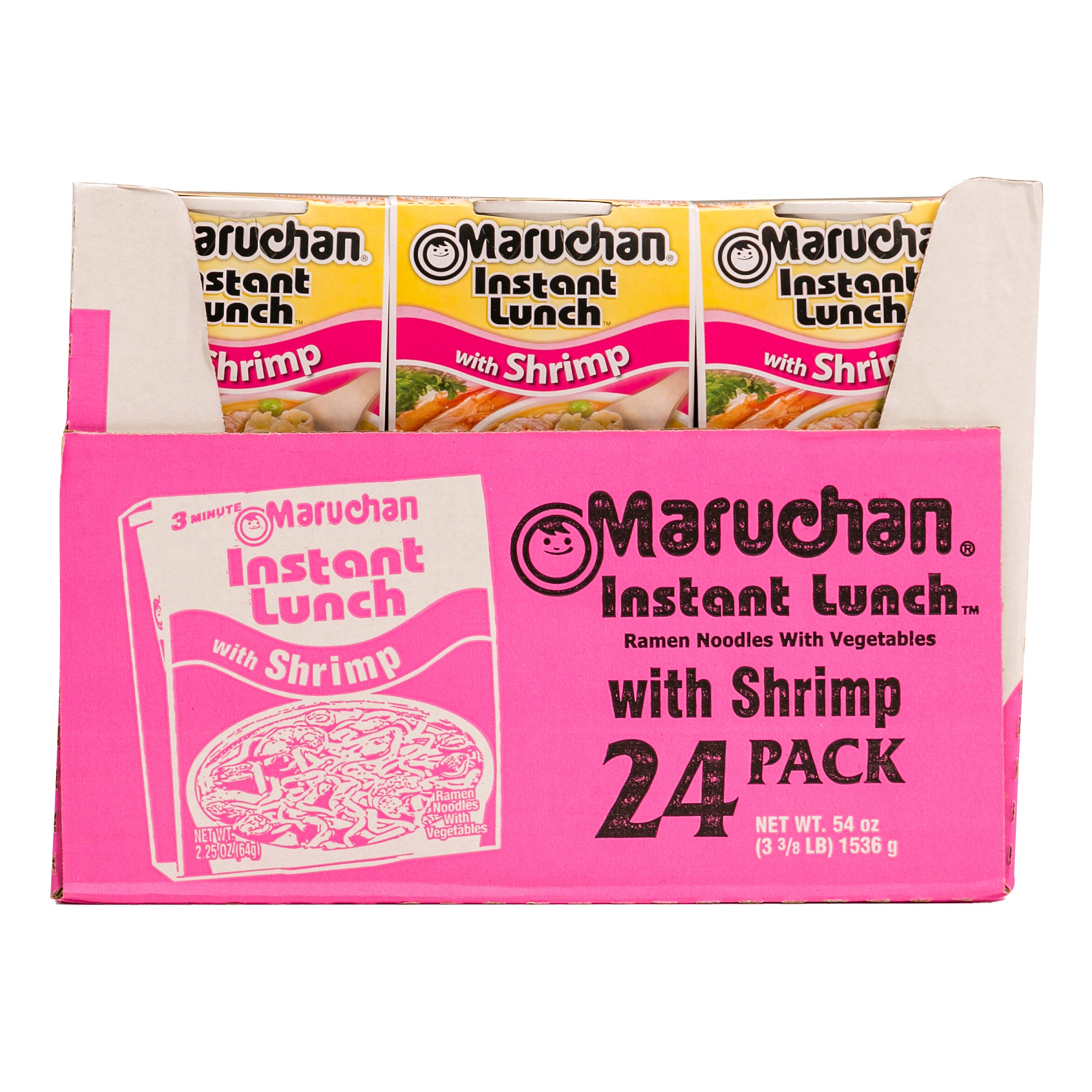 MARUCHAN SHRIMP INSTANT LUNCH 24/2.25 OZ - Image 1