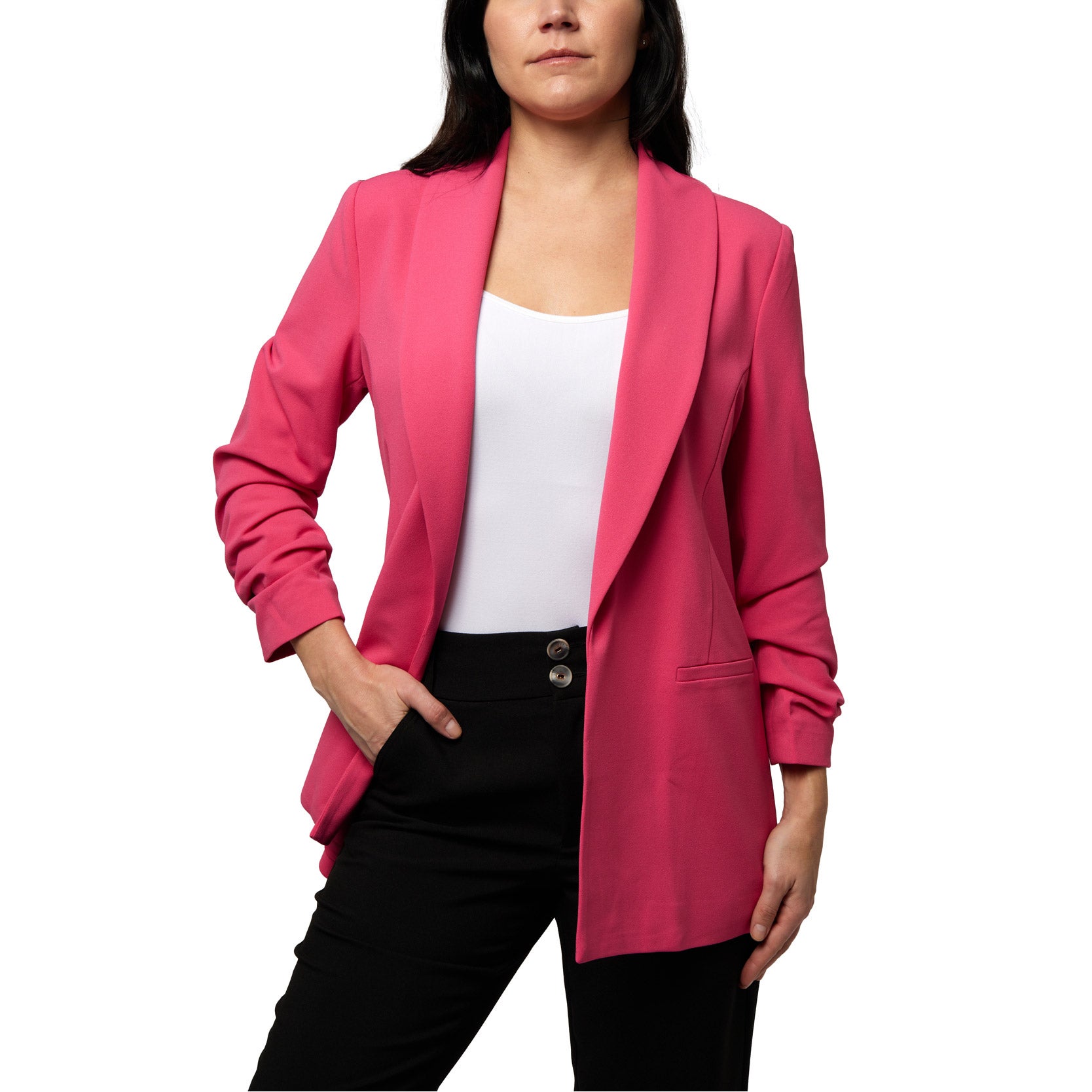 DAKOTA BLUE WOMEN'S CREPE BLAZER