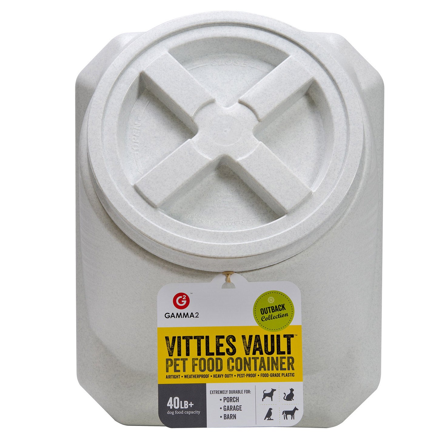 GAMMA VAULT PET FOOD STORAGE 40 LB