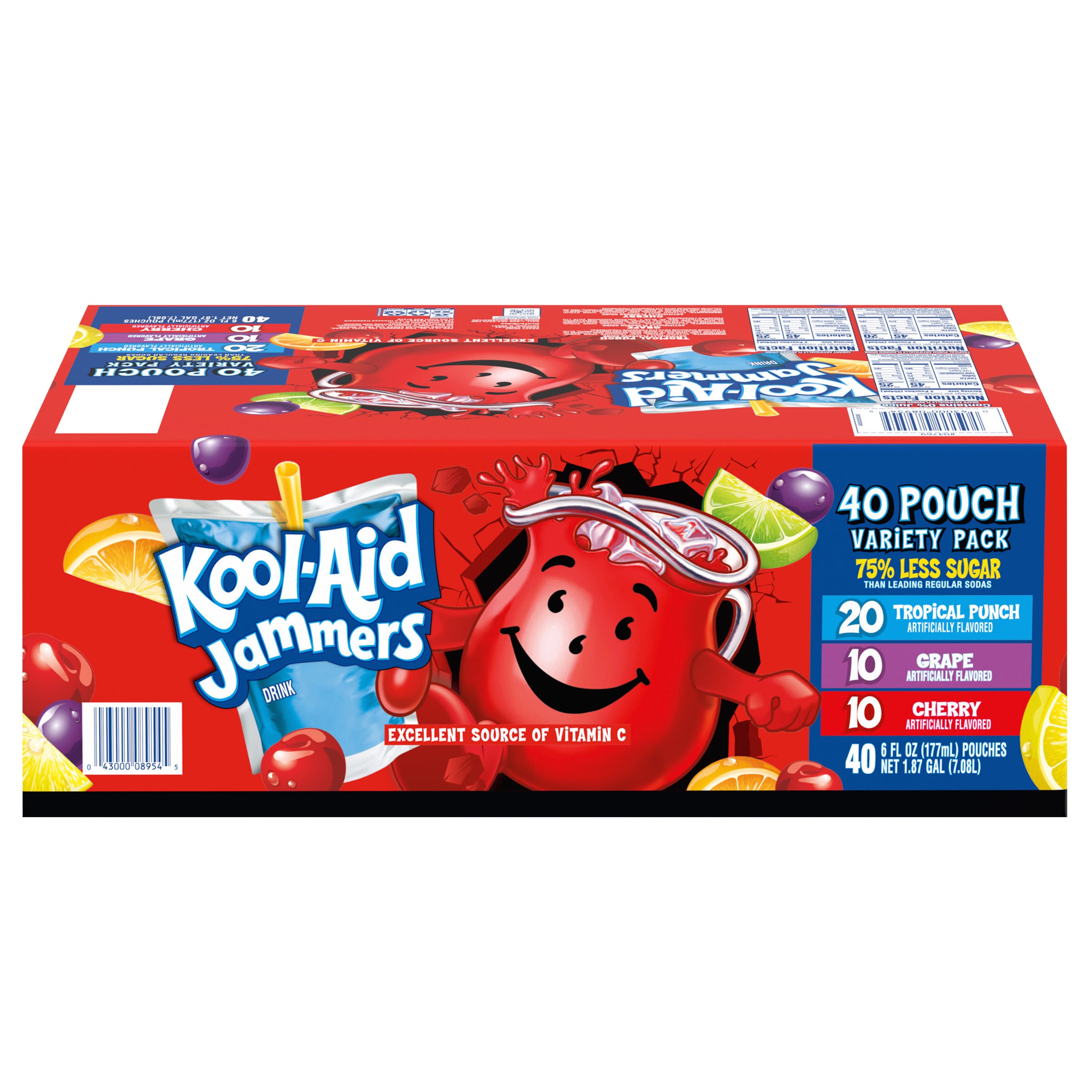KOOLAID JAMMERS VARIETY PACK 40/6 OZ - Image 1