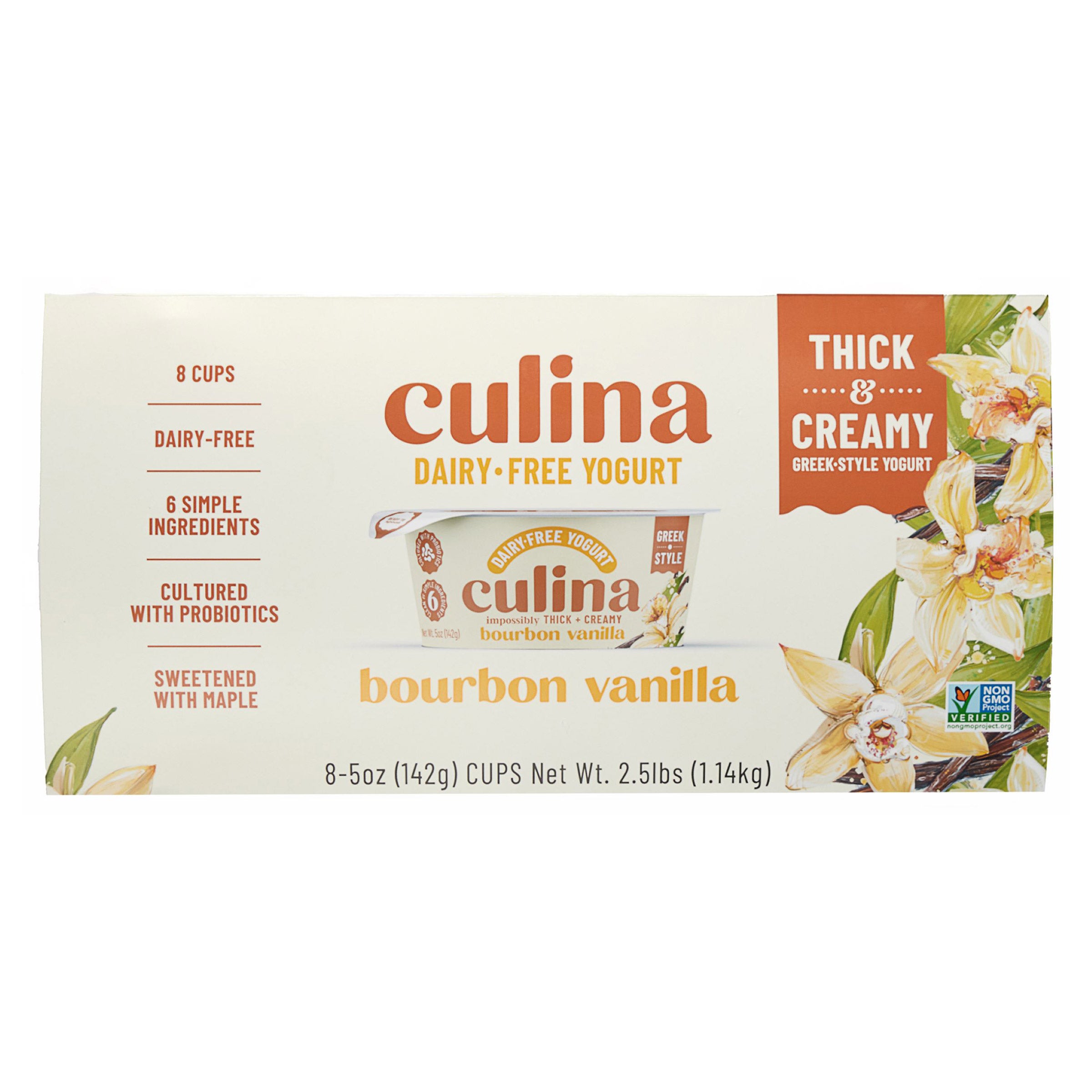 CULINA YOGURT BOURBON VANILLA 8/5 OZ