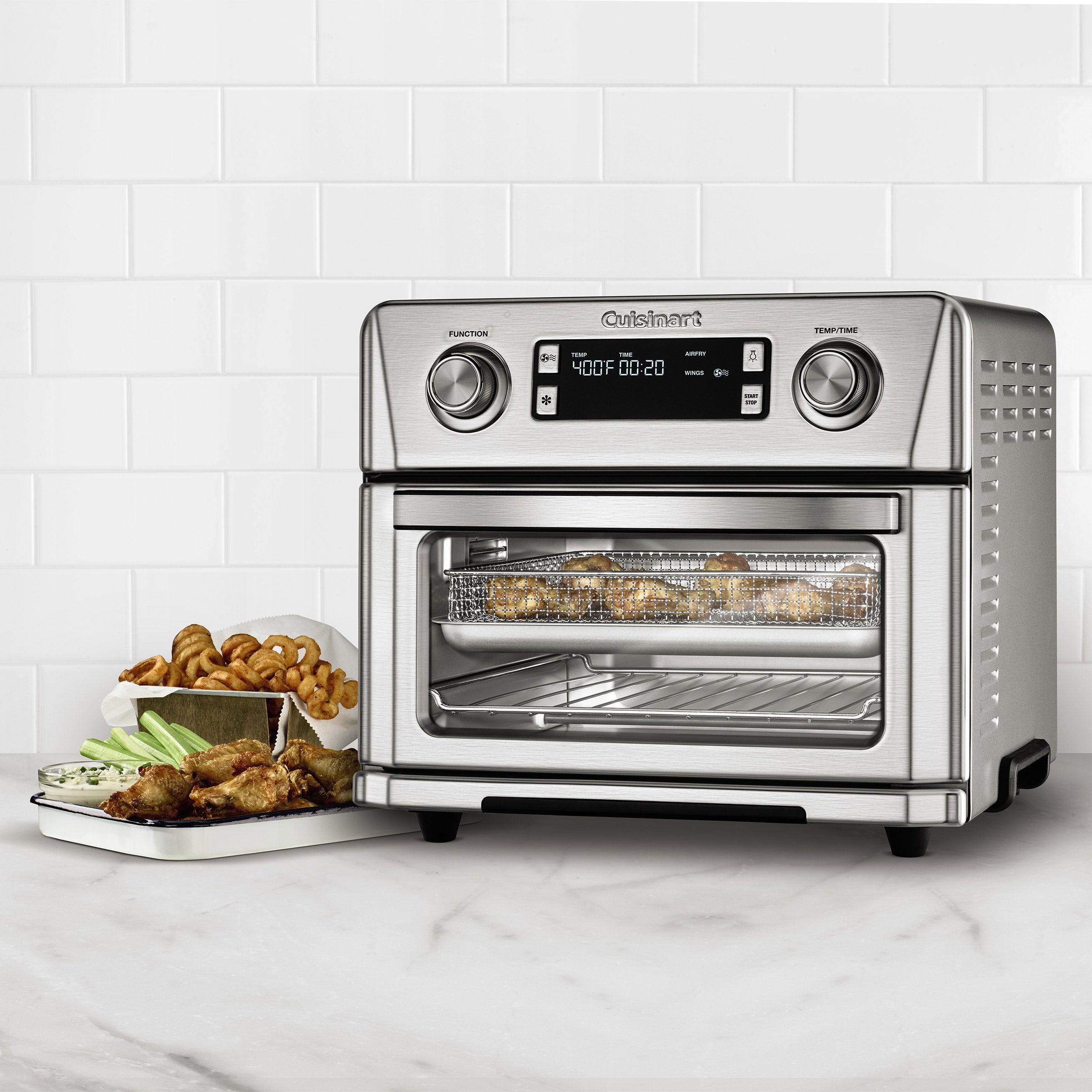 CUISINART DIGITAL TOASTER OVEN W/AIR FRY SETTINGS