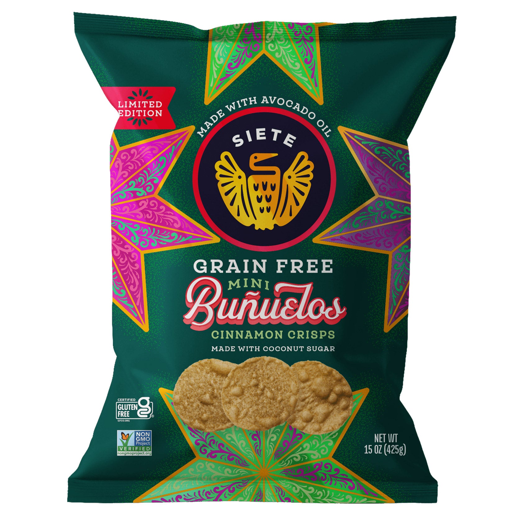 SIETE GRAIN FREE BUNUELOS 15 OZ
