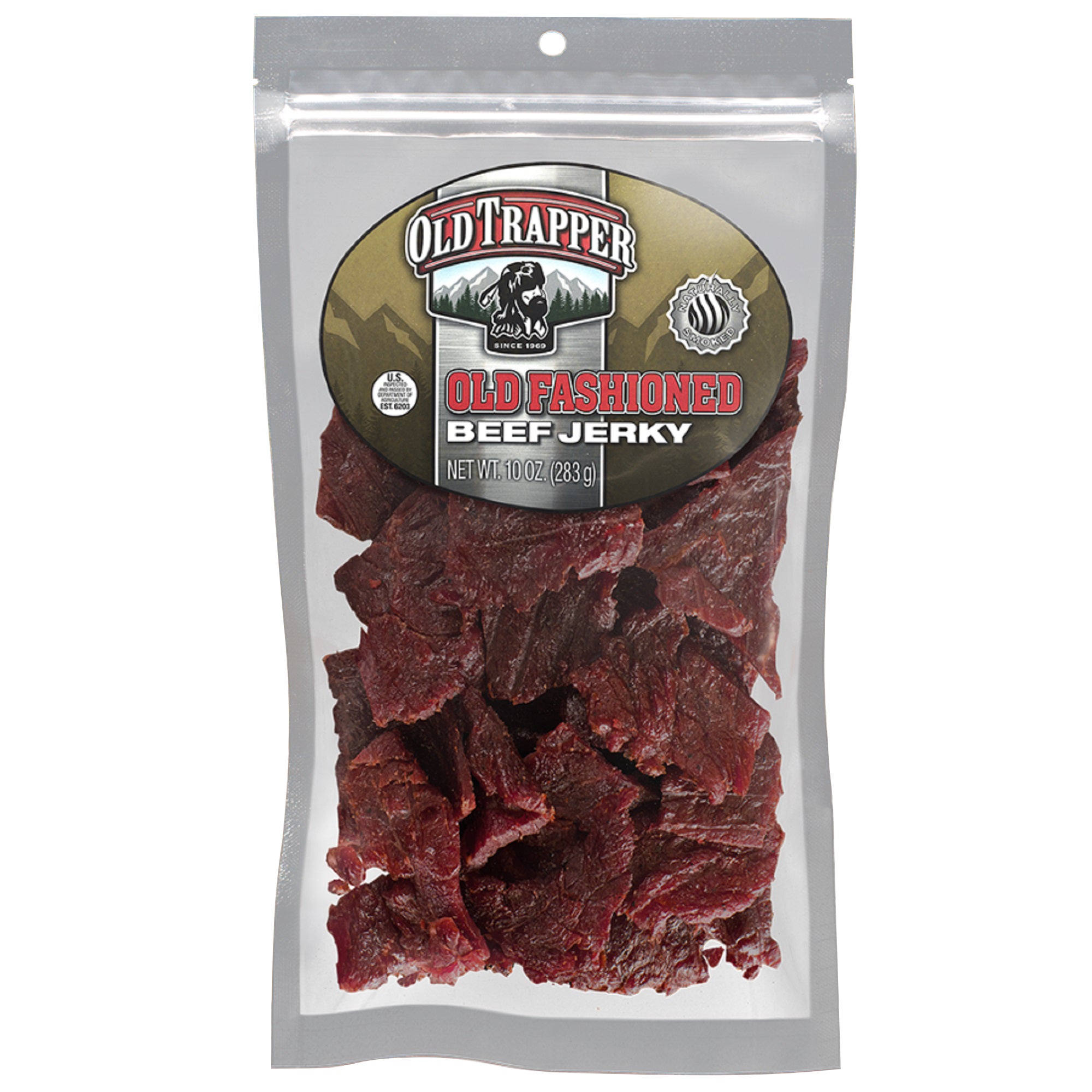 OLD TRAPPER ORIGINAL BEEF JERKY 10 OZ - Image 1