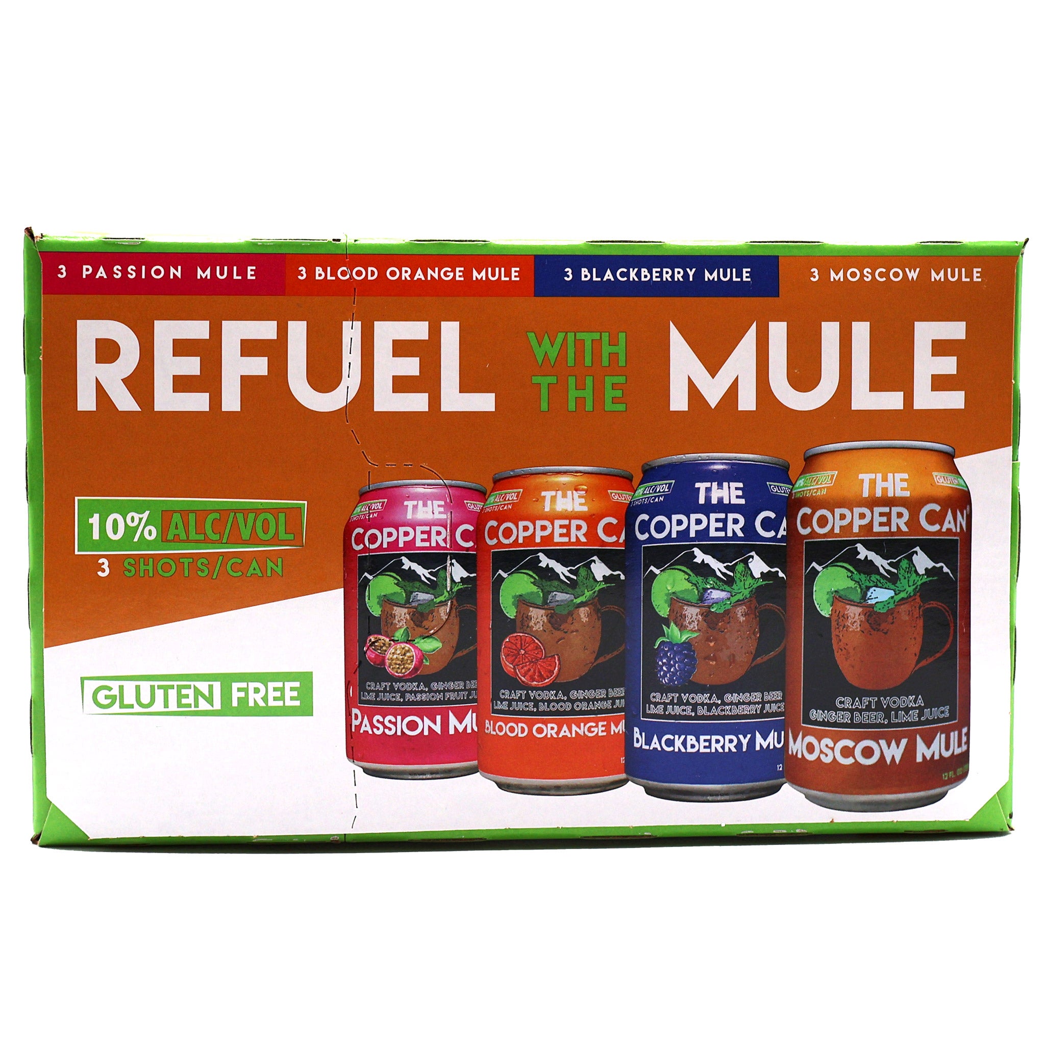 THE COPPER CAN MOSCOW MULE VARIETY 12/12OZ CANS