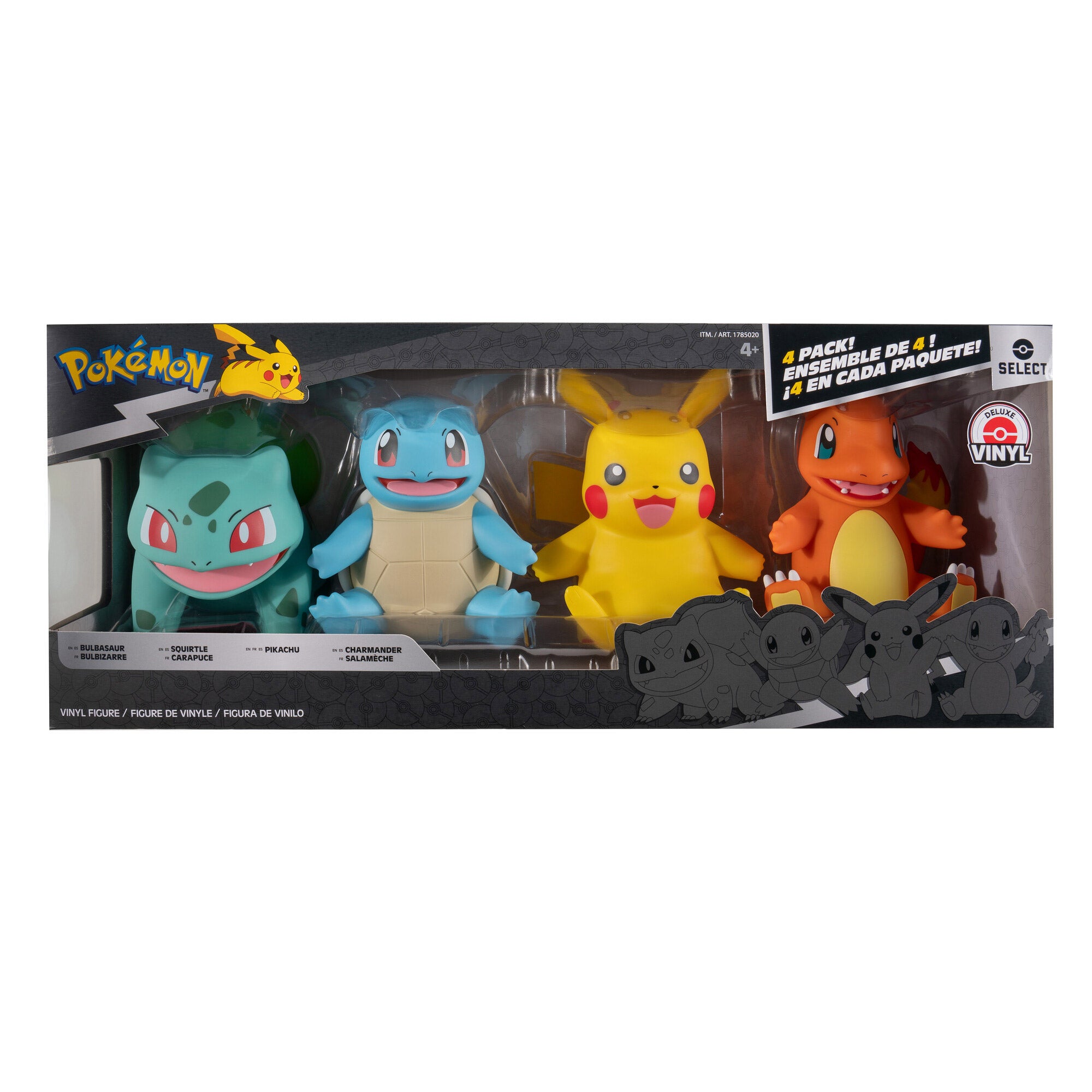 POKEMON VINYL FIGURES 4-PACK