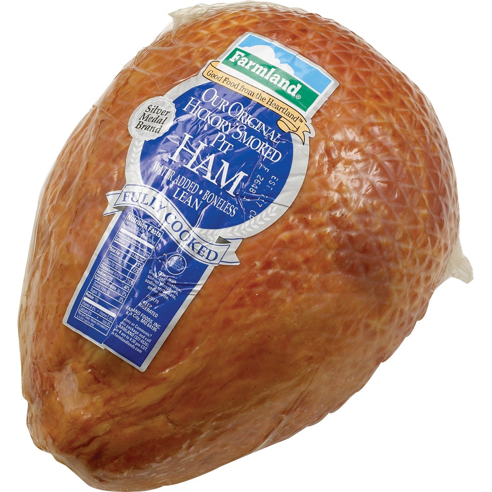 FARMLAND HICKORY SMOKED PIT HAM PER LB (AVG 16 LB)