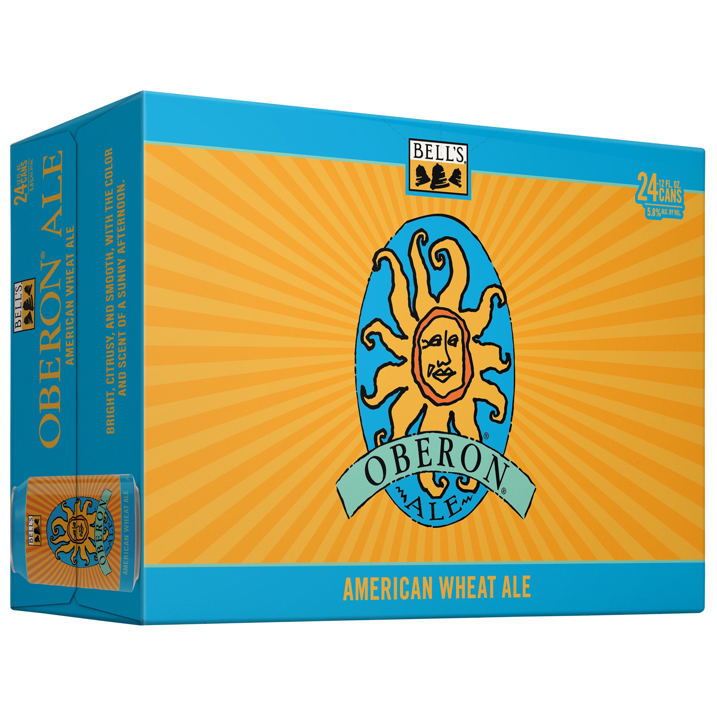 BELL'S BREWERY OBERON ALE 24/12 OUNCE CANS