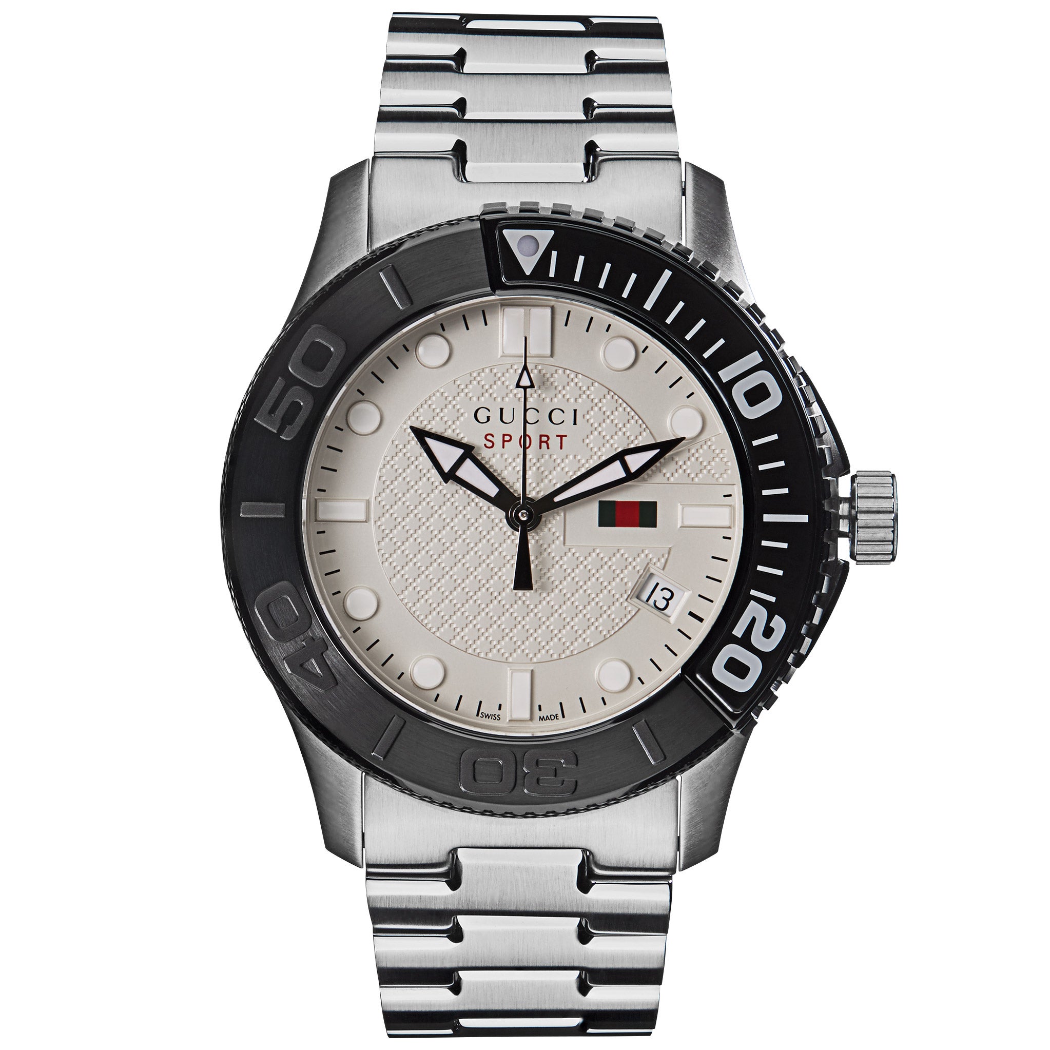 GUCCI G-TIMELESS STAINLESS STEEL MEN'S WATCH