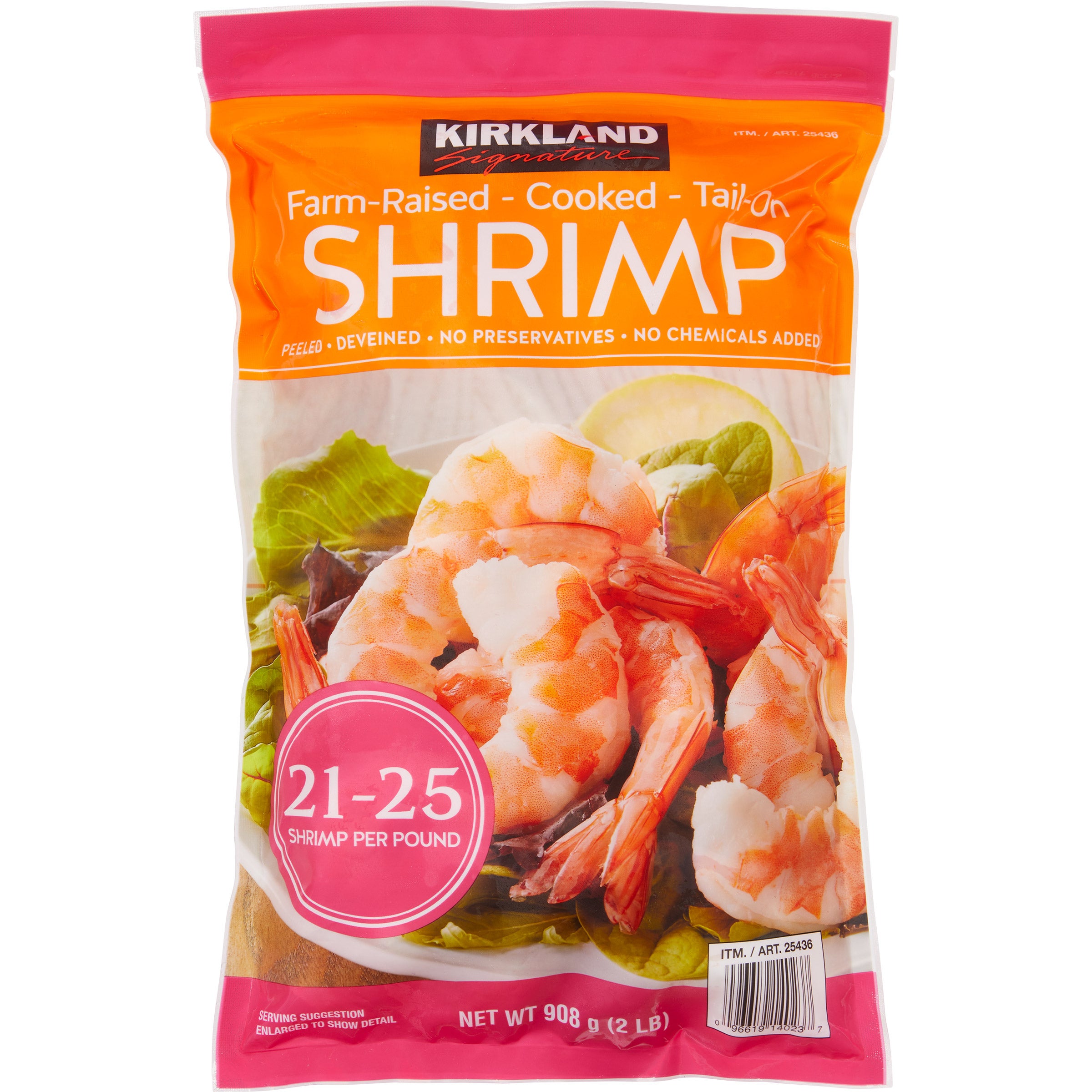 KIRKLAND SIGNATURE 21/25 CT COOKED SHRIMP 2 LBS - Image 1