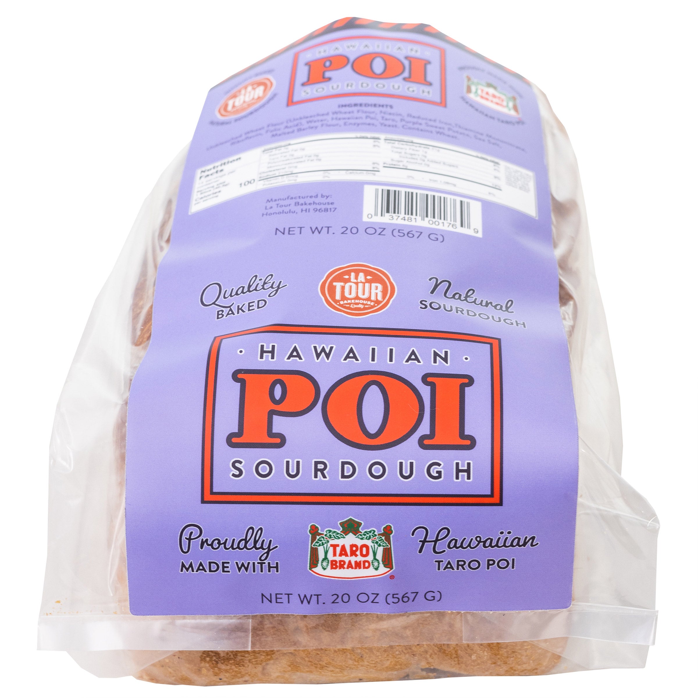 LA TOUR BAKEHOUSE POI SOURDOUGH BREAD 20 OZ