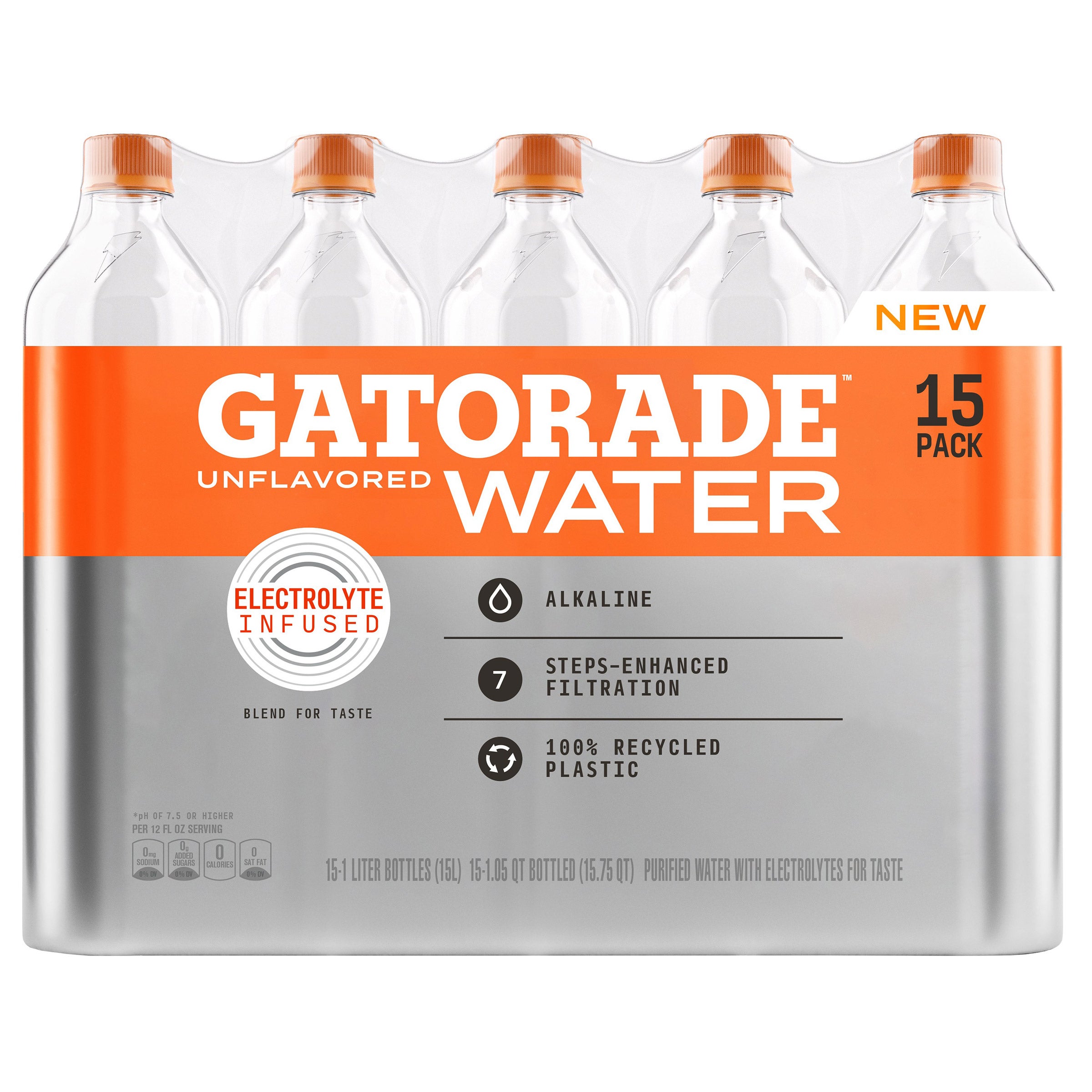 GATORADE WATER ELECTROLYTE WATER 15/1L - Image 1
