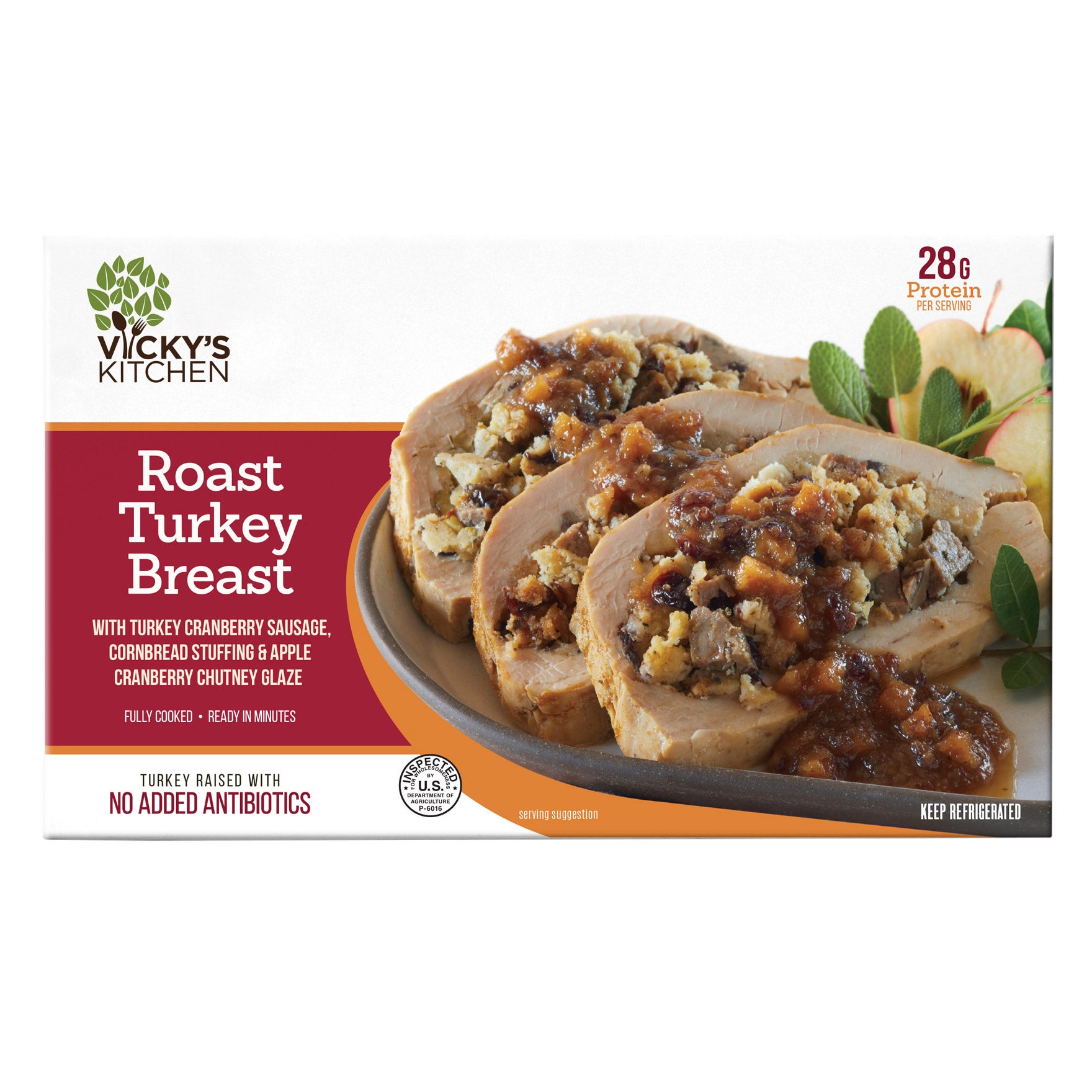 VICKY'S KITCHEN TURKEY W/ SAUSAGE PRICE PER LB. - Image 1