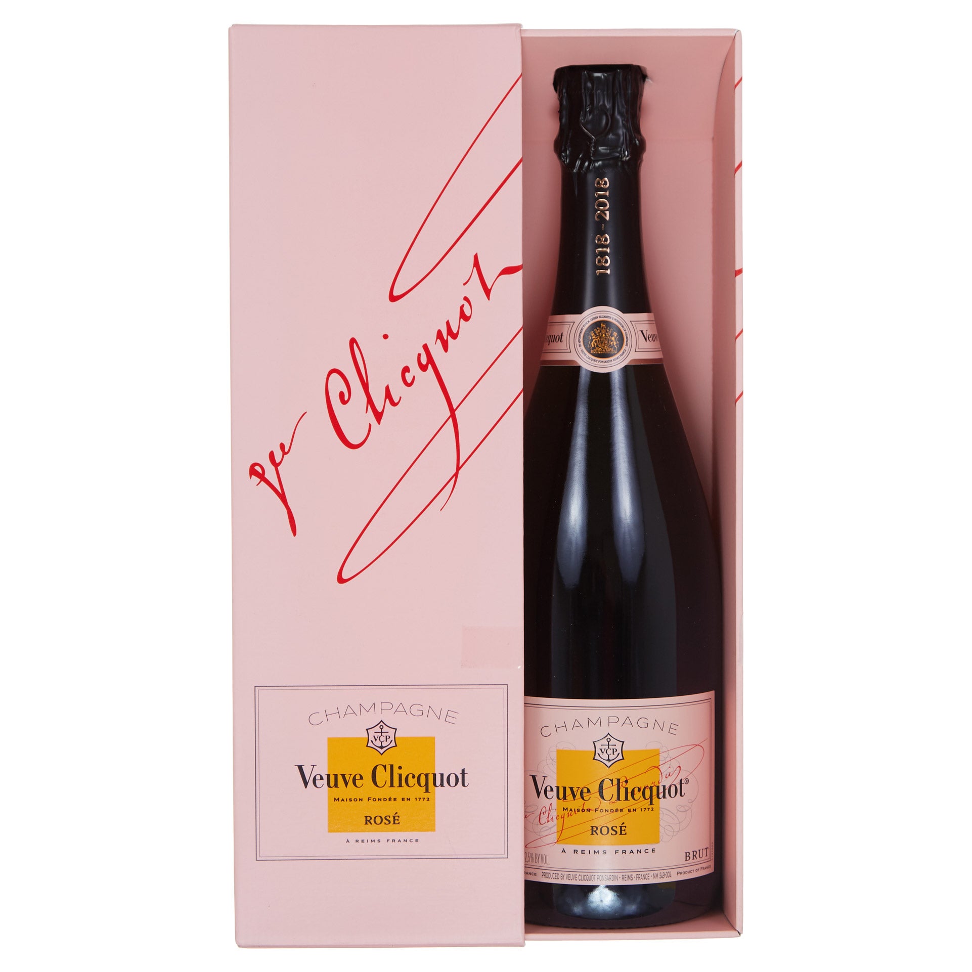 VEUVE CLICQUOT BRUT ROSE CHAMPAGNE FRANCE 750ML