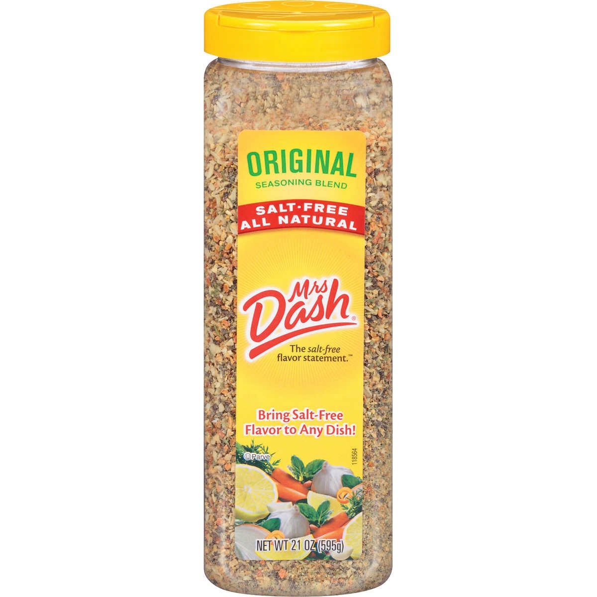 MRS DASH ORIGINAL SALT FREE SEASONING 21 OZ - Image 1