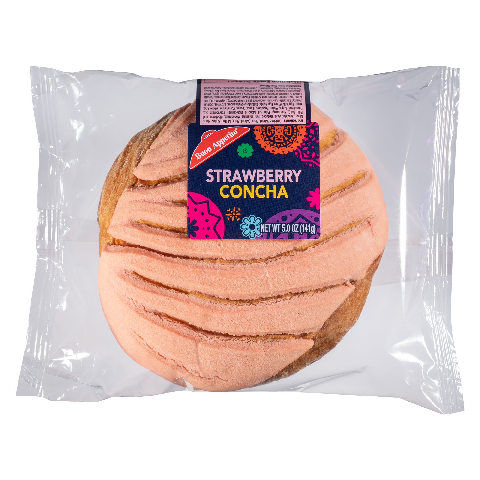 BON APPETIT STRAWBERRY CONCHA 8 CT/5 OZ