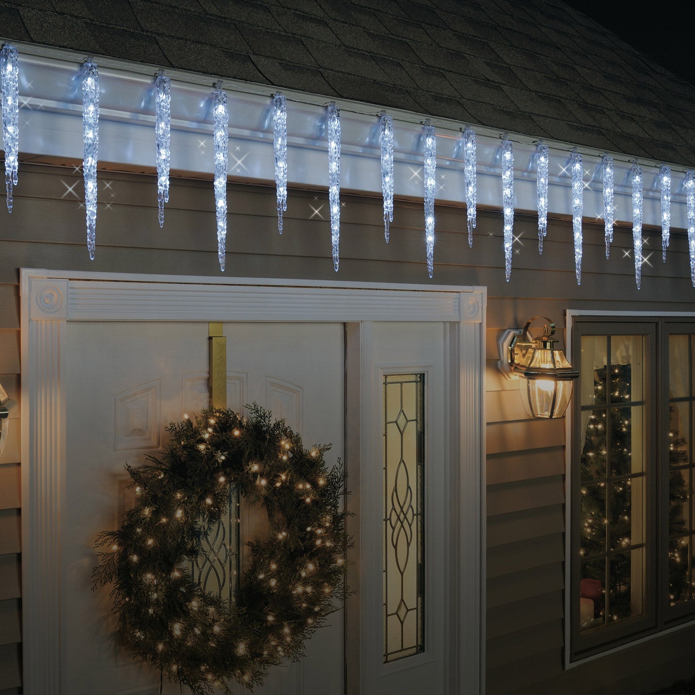 GE TWINKLING ICICLE LIGHTS 2CT
