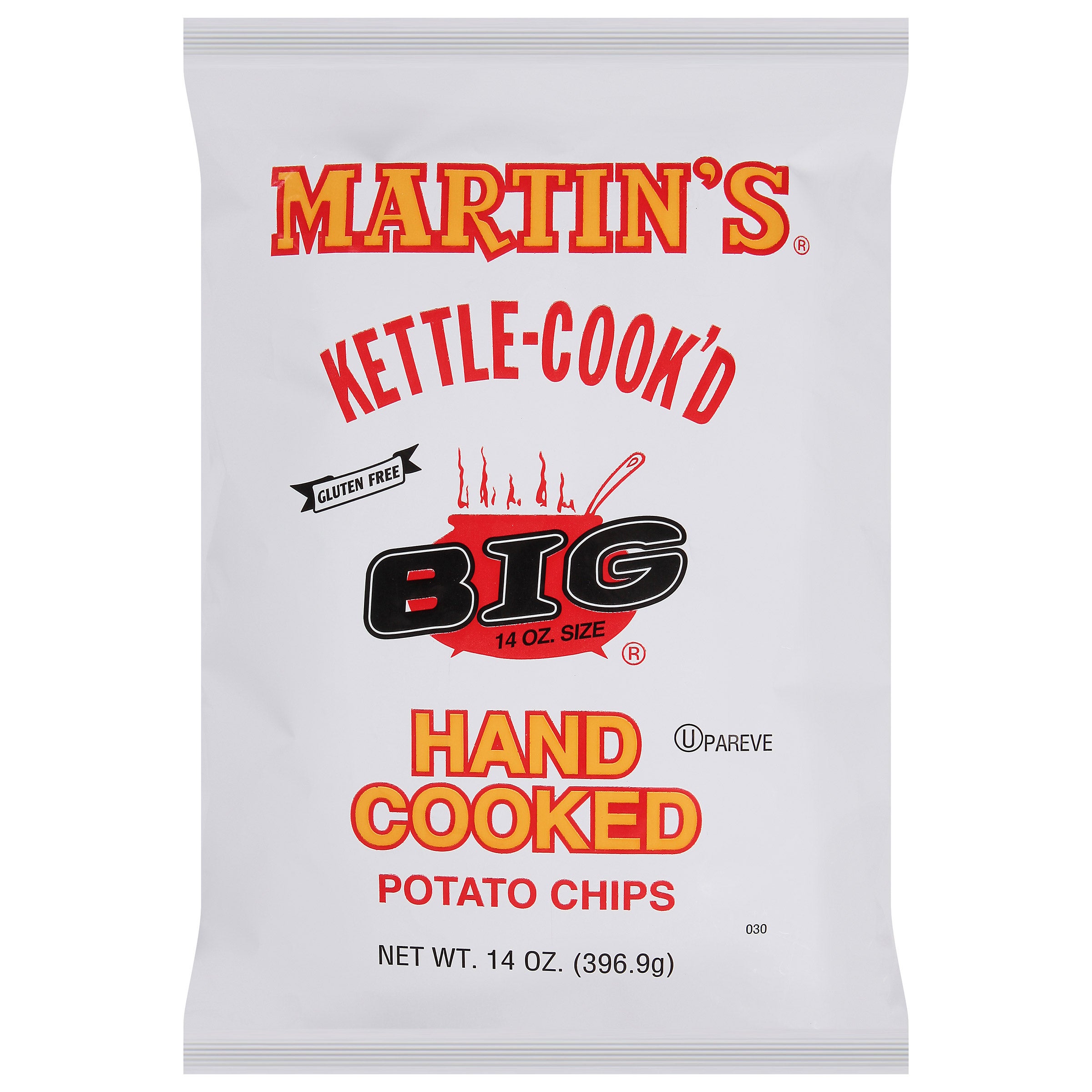 MARTINS KETTLE COOK'D CHIPS 14OZ (0.875LB)