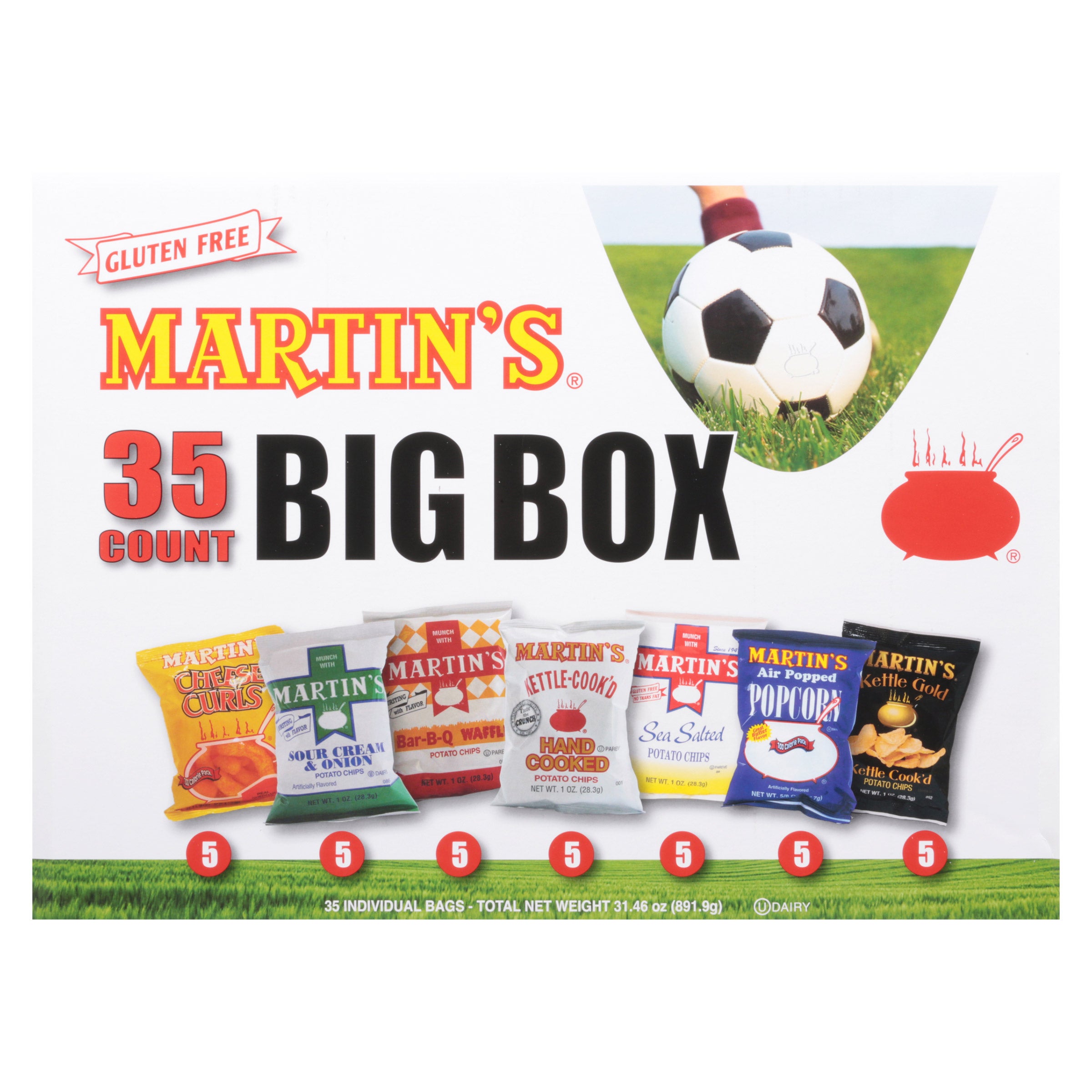 KITCH'N COOK'D MARTINS VARIETY PACK 35CT (1.96 LBS)