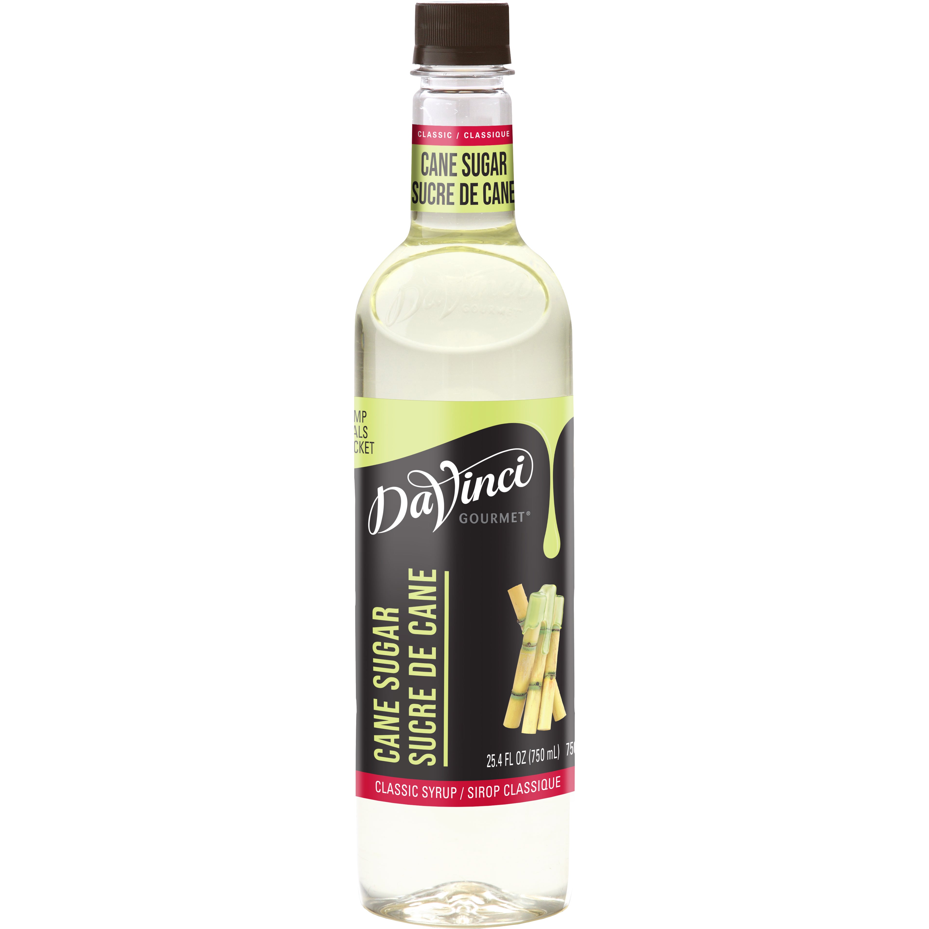 DAVINCI GOURMET CANE SUGAR SYRUP 750 ML