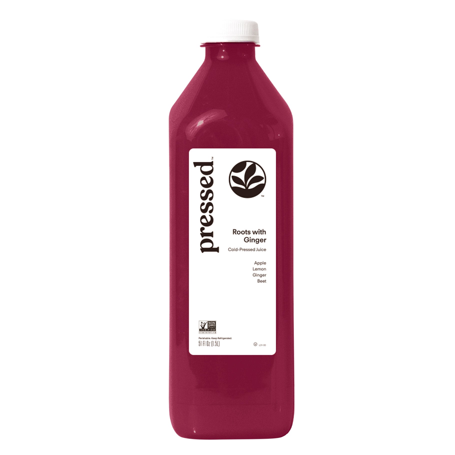 PRESSED JUICERY ROOTS WITH GINGER 51 OZ (1.59 QTS) - Image 1
