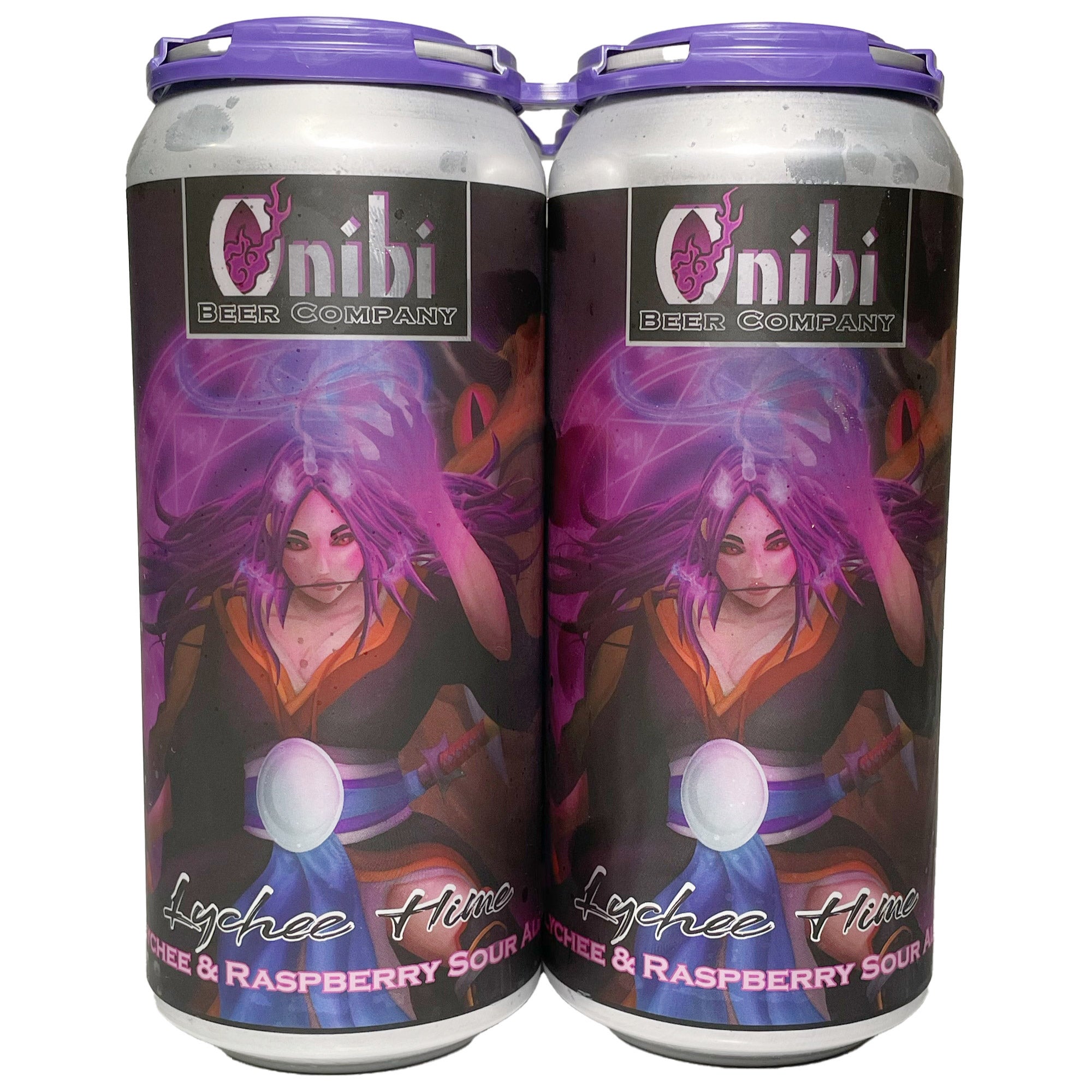 ONIBI BEER COMPANY LYCHEE HIME CALIFORNIA 4/16OZ
