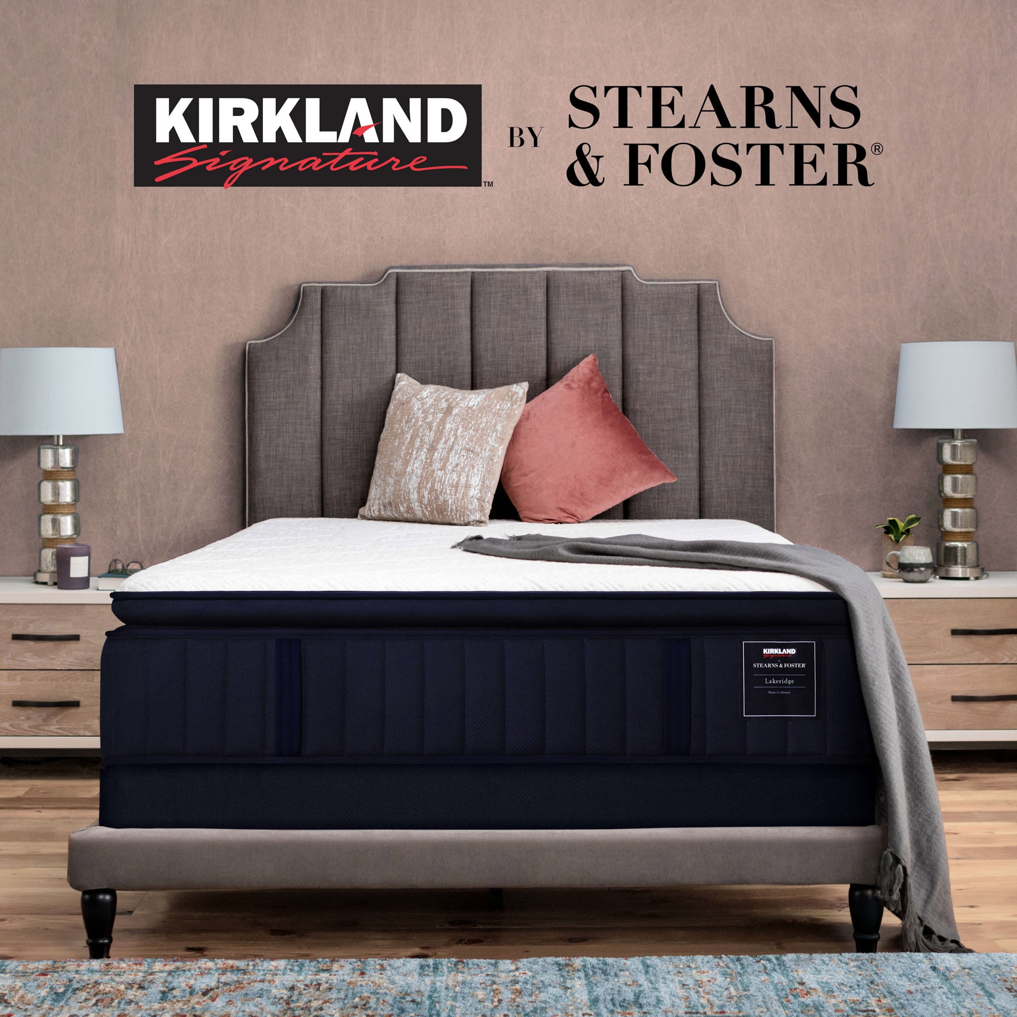 KIRKLAND SIGNATURE BY STERNS & FOSTER CAL KING MATTRESS ONLY - Image 1