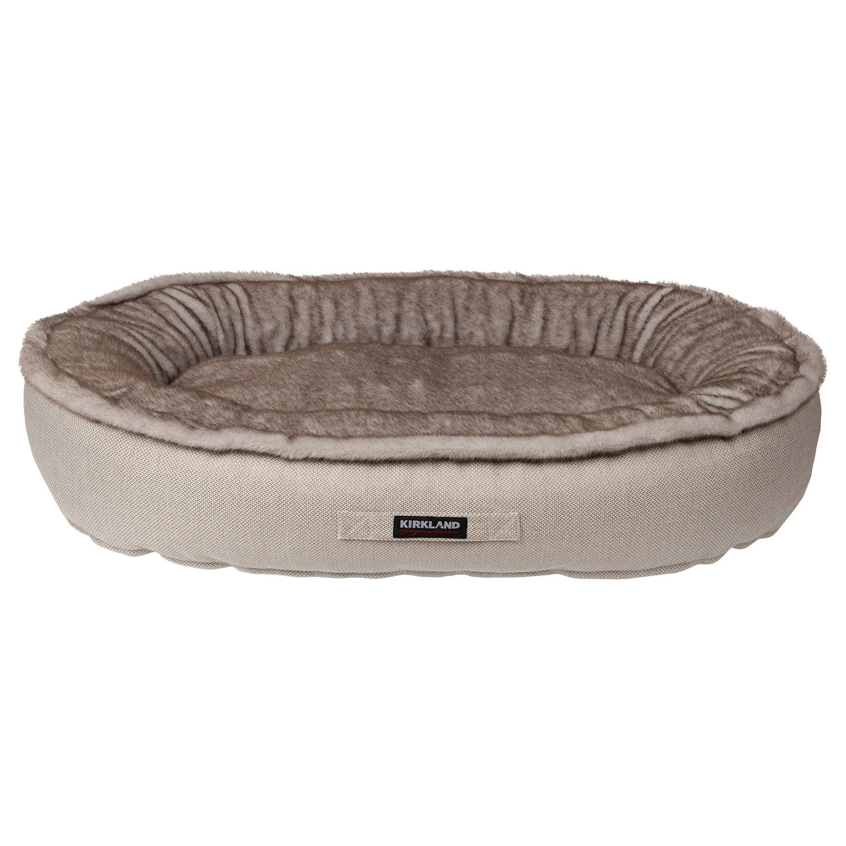 KIRKLAND SIGNATURE OVAL CUDDLER PET BED 46¨ X 32¨