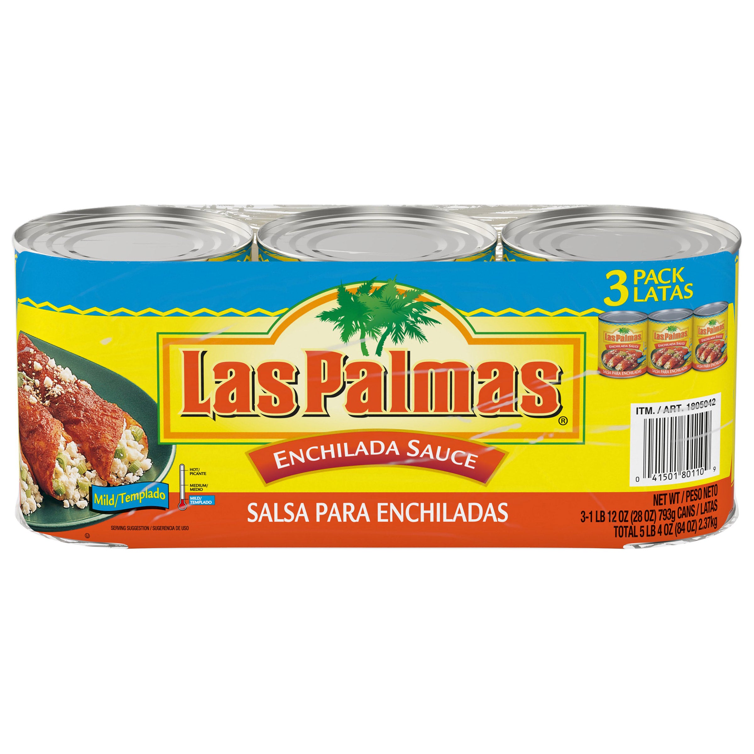 LAS PALMAS RED ENCHILADA SAUCE 3 PACK 28 OUNCES EACH
