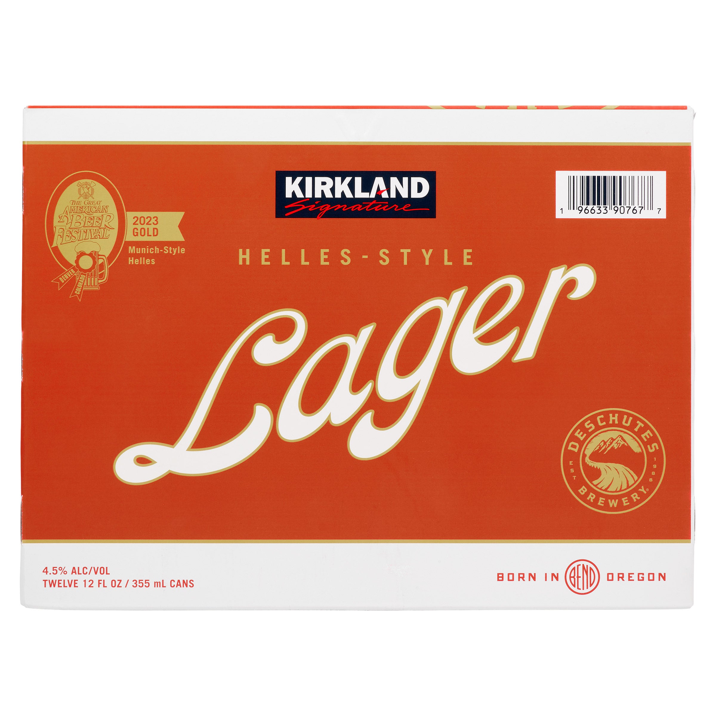 KIRKLAND SIGNATURE HELLES-STYLE LAGER OREGON 12/12OZ - Image 1