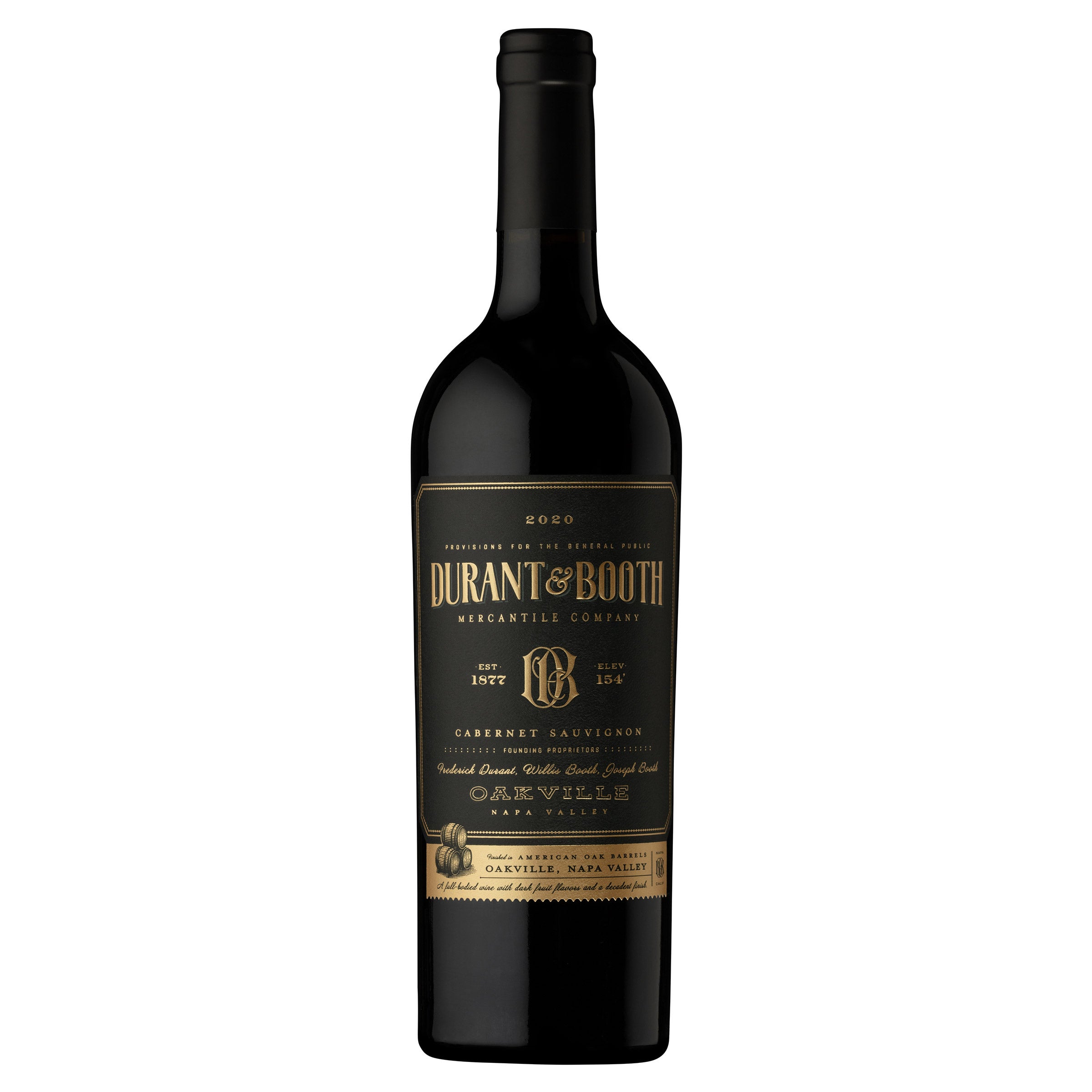 DURANT AND BOOTH CABERNET SAUVIGNON NAPA VALLEY 750 ML