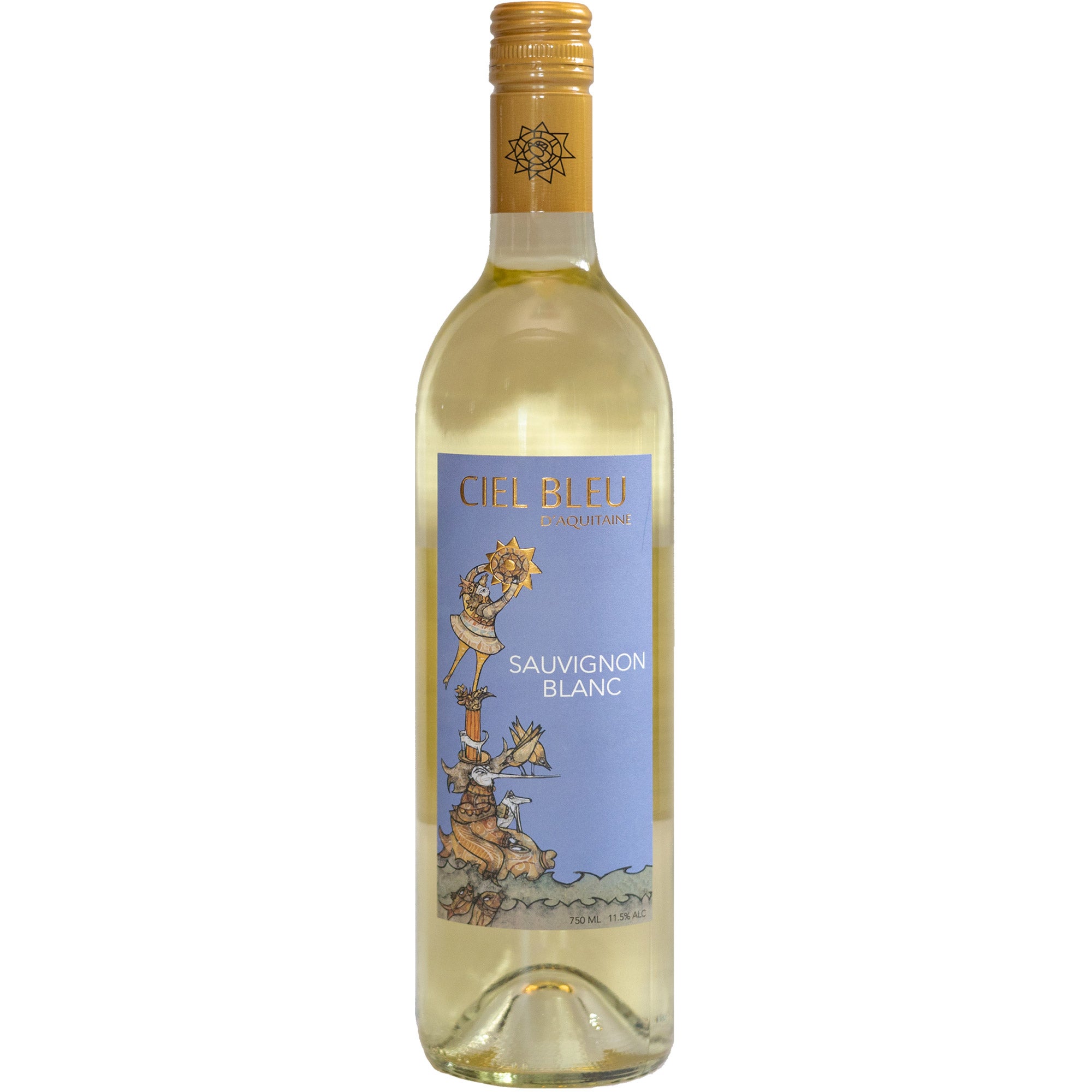 CIEL BLEU D'AQUITAINE SAUVIGNON BLANC FRANCE 750 ML