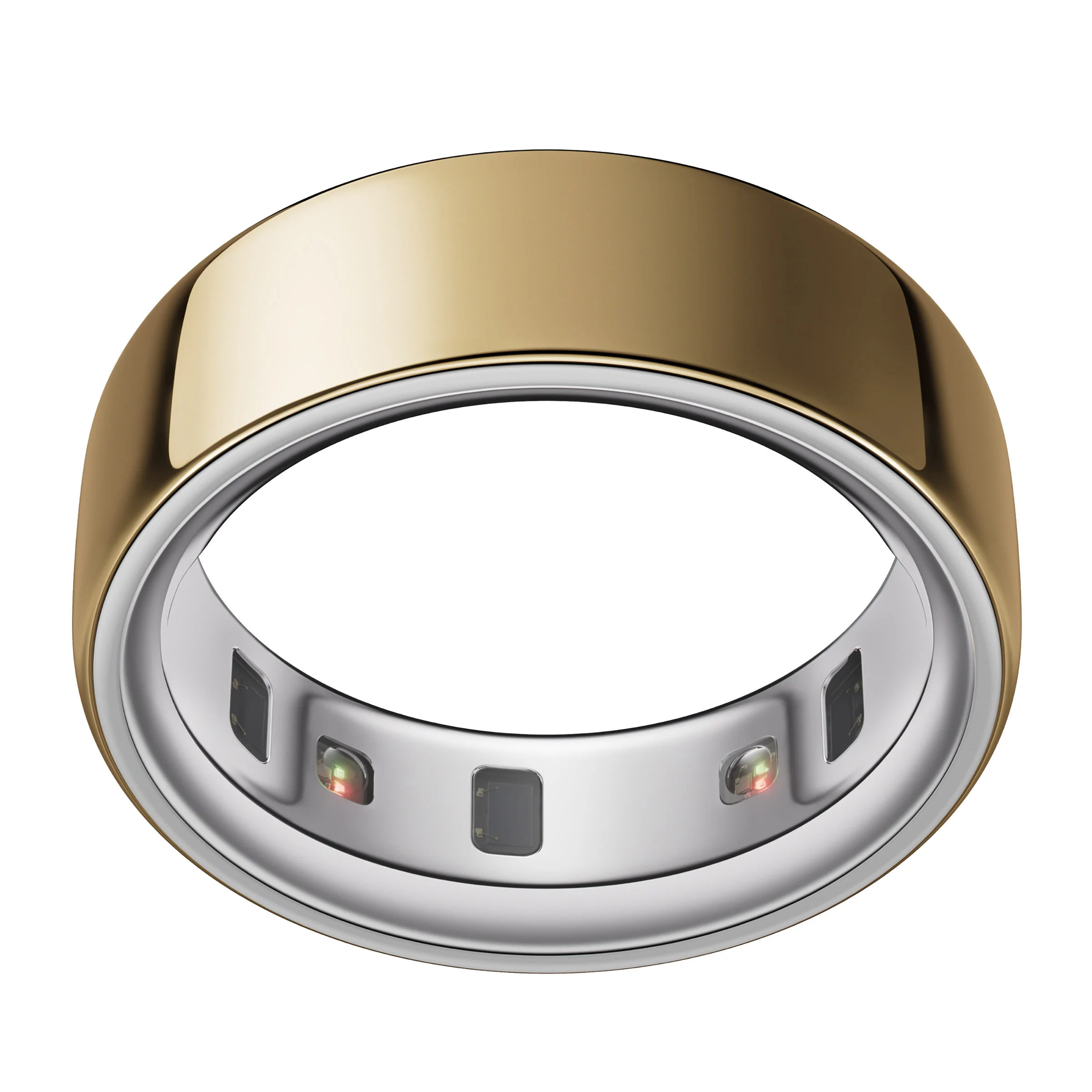 OURA RING 4 GOLD SIZE 8 SMART RING+ 2 CHARGERS - Image 1