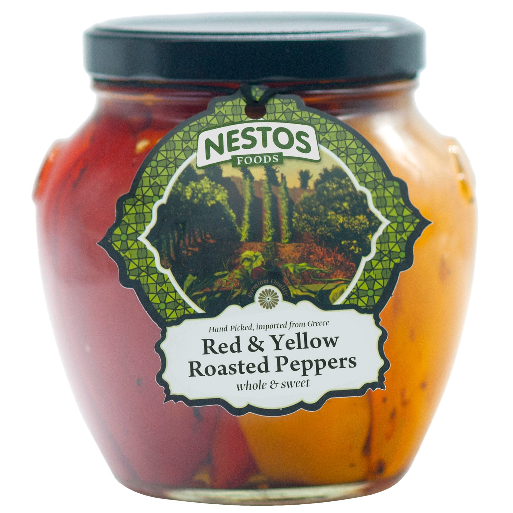 NESTOS FLORINA ROASTED PEPPERS 58.2 OZ (3.63 LBS)