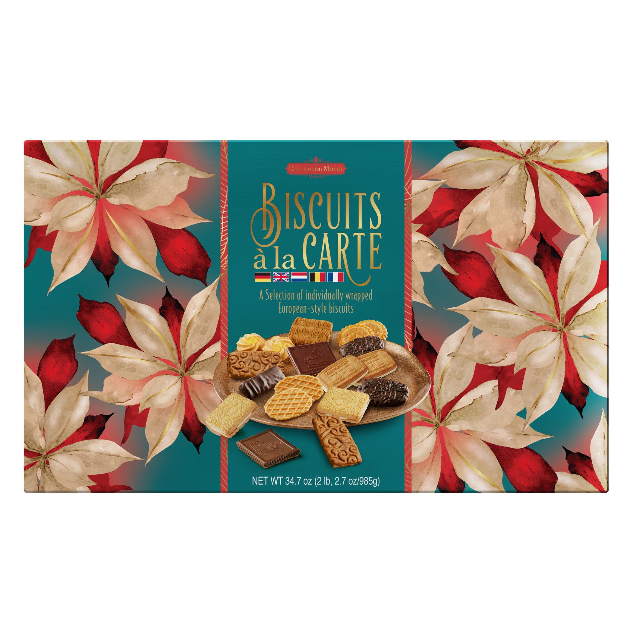 BISCUITS A LA CARTE EUROPEAN COOKIES 34.7 OUNCE BOX