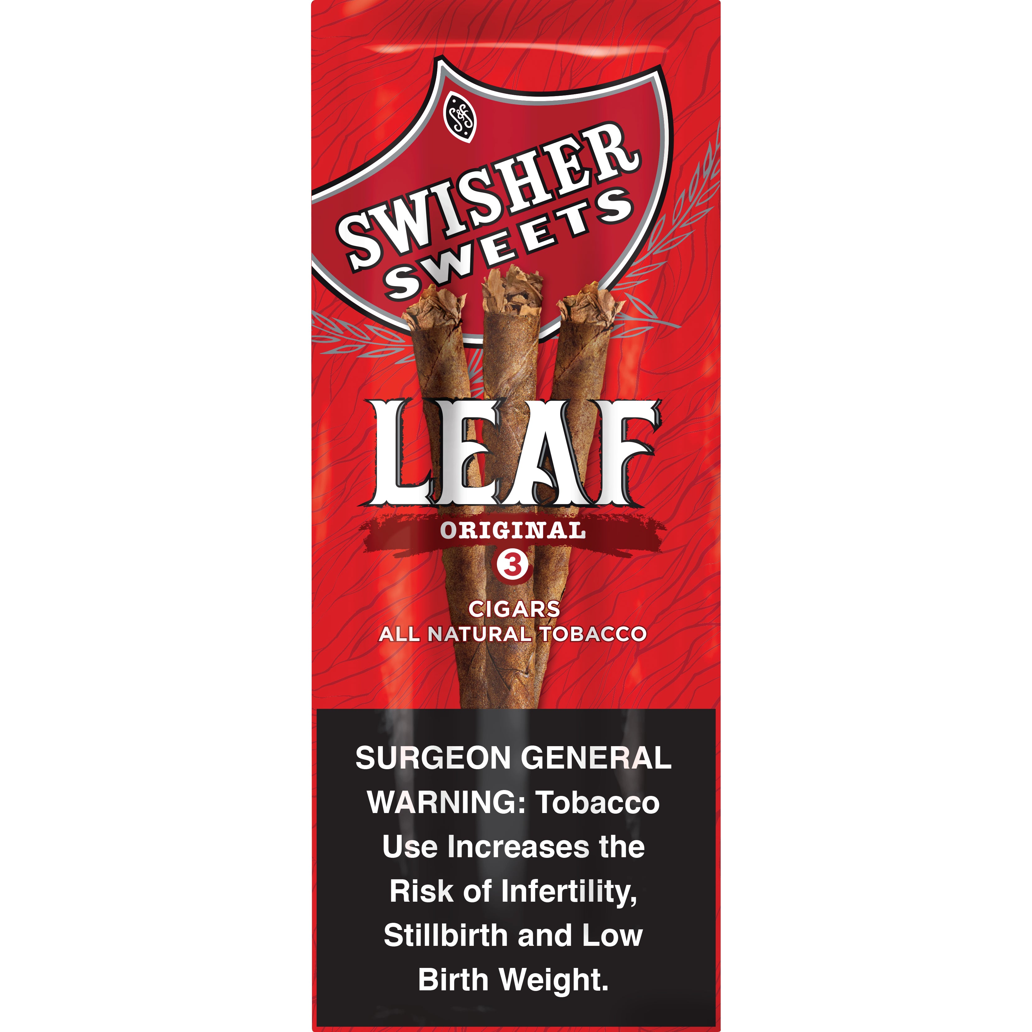 SWISHER SWEETS LEAF ORIGINAL 10/3CT PCH NONPRICED