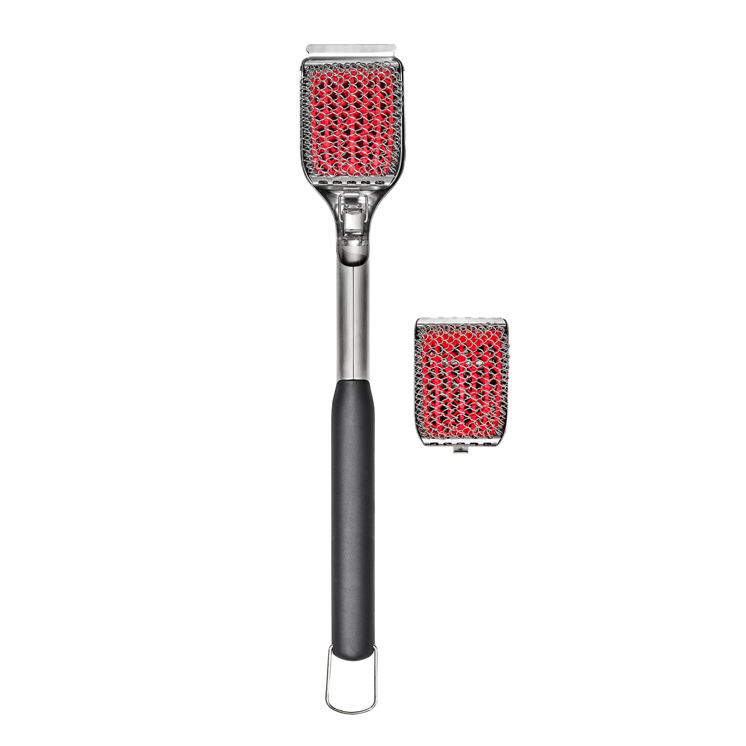 OXO SOFTWORKS COILED GRILL BRUSH & REPLACEMENT BRUSH HEAD - Image 1