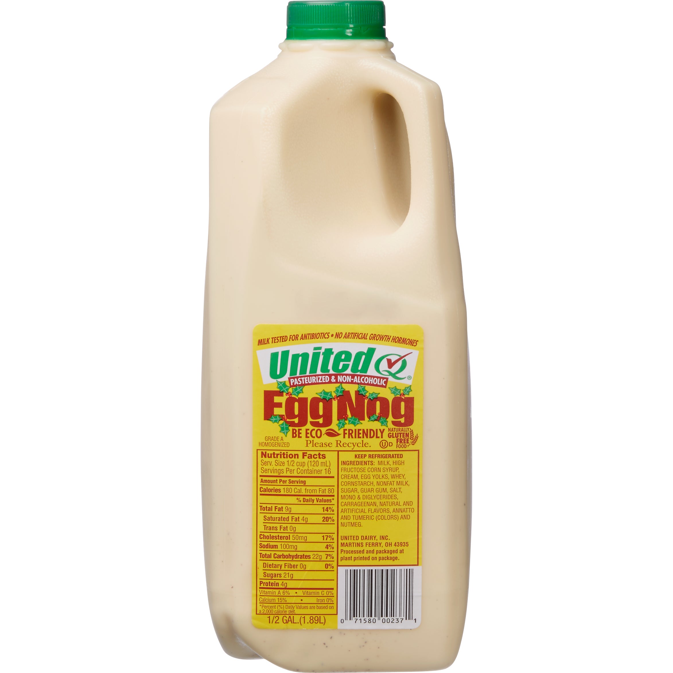 UNITED DAIRY EGGNOG 64 OZ (2 QTS)