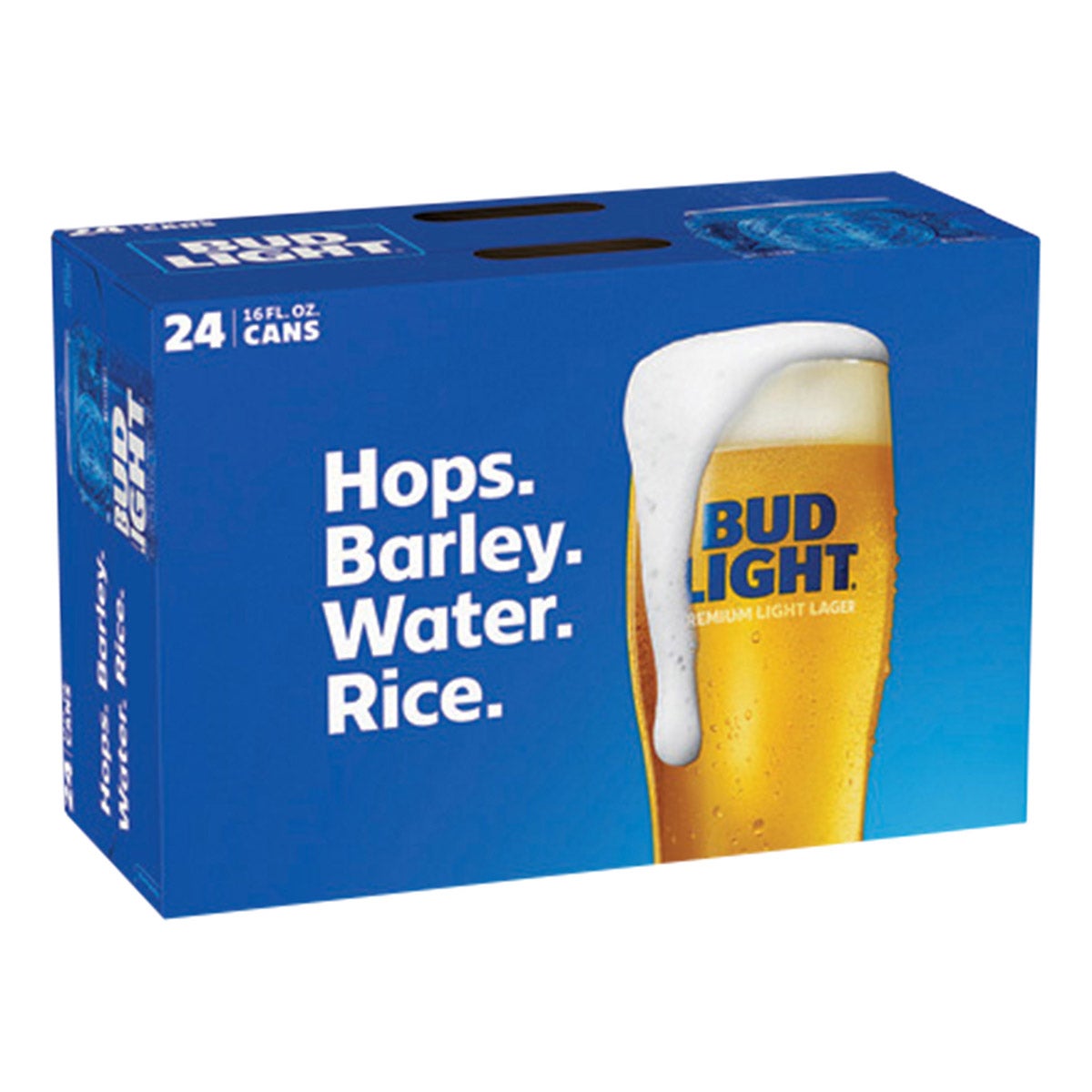 ANHEUSER BUSCH BUD LIGHT BEER 24/16OZ CANS